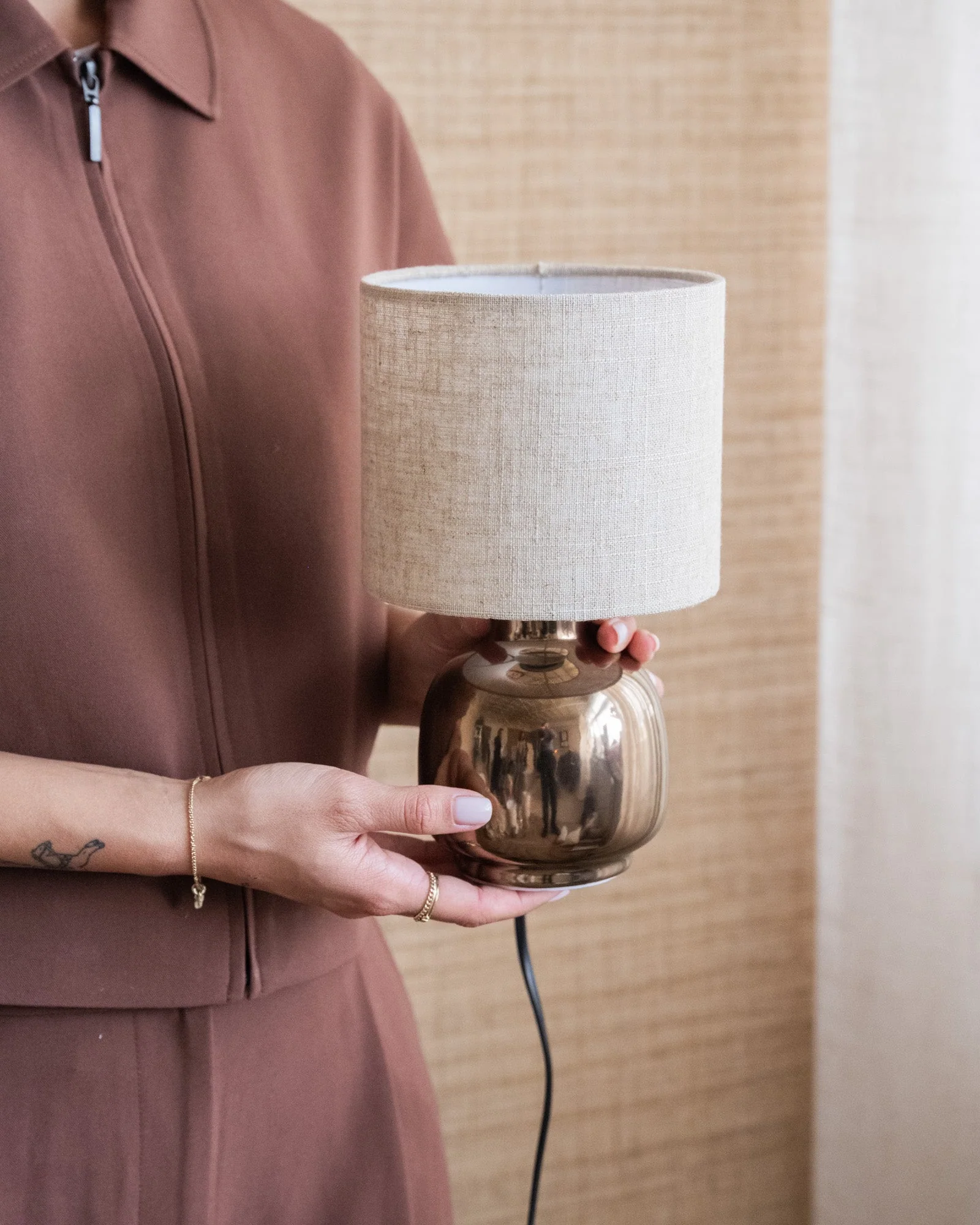 Bloomingville Table Lamp Ani Bronze - Image 2