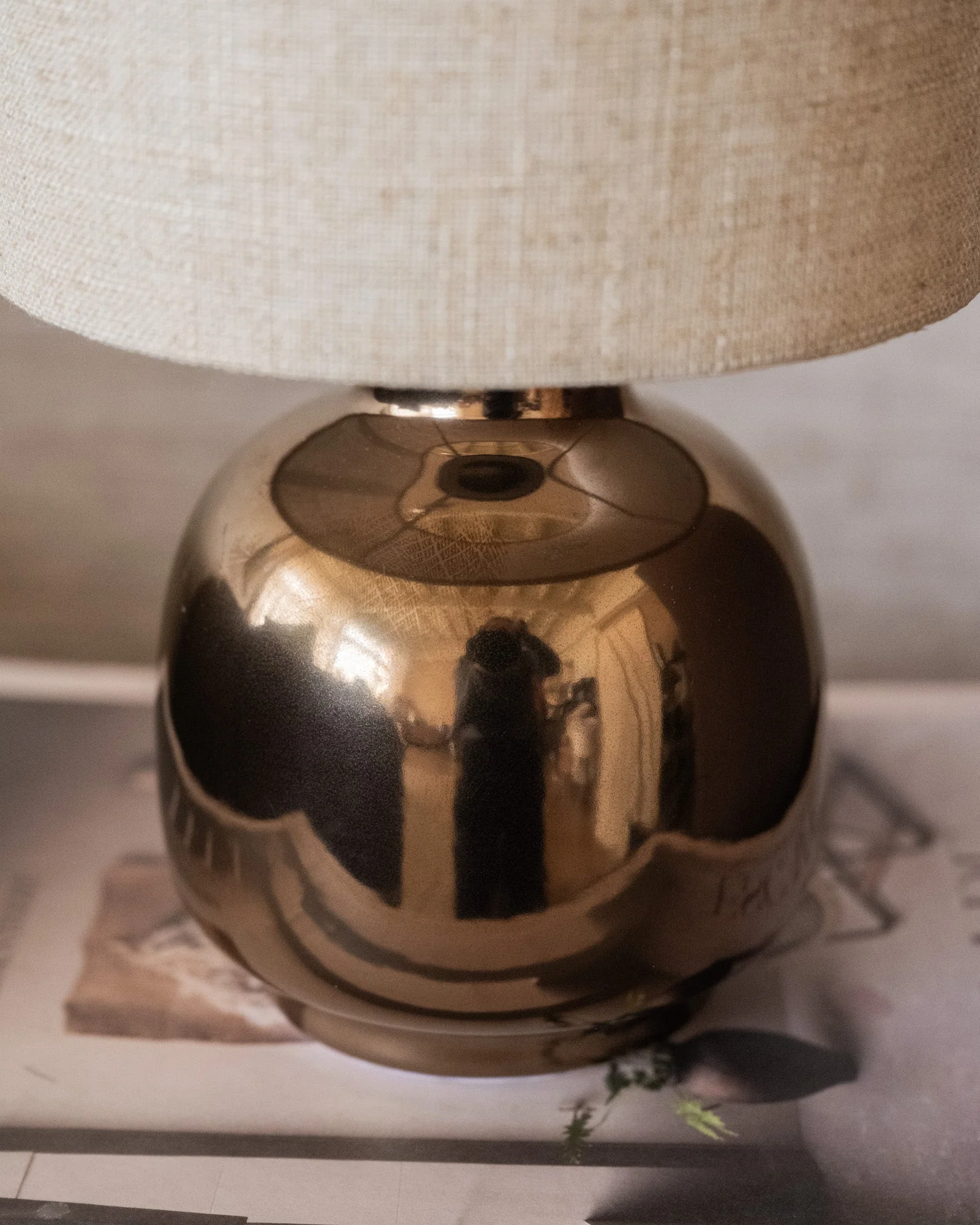 Bloomingville Table Lamp Ani Bronze - Image 5