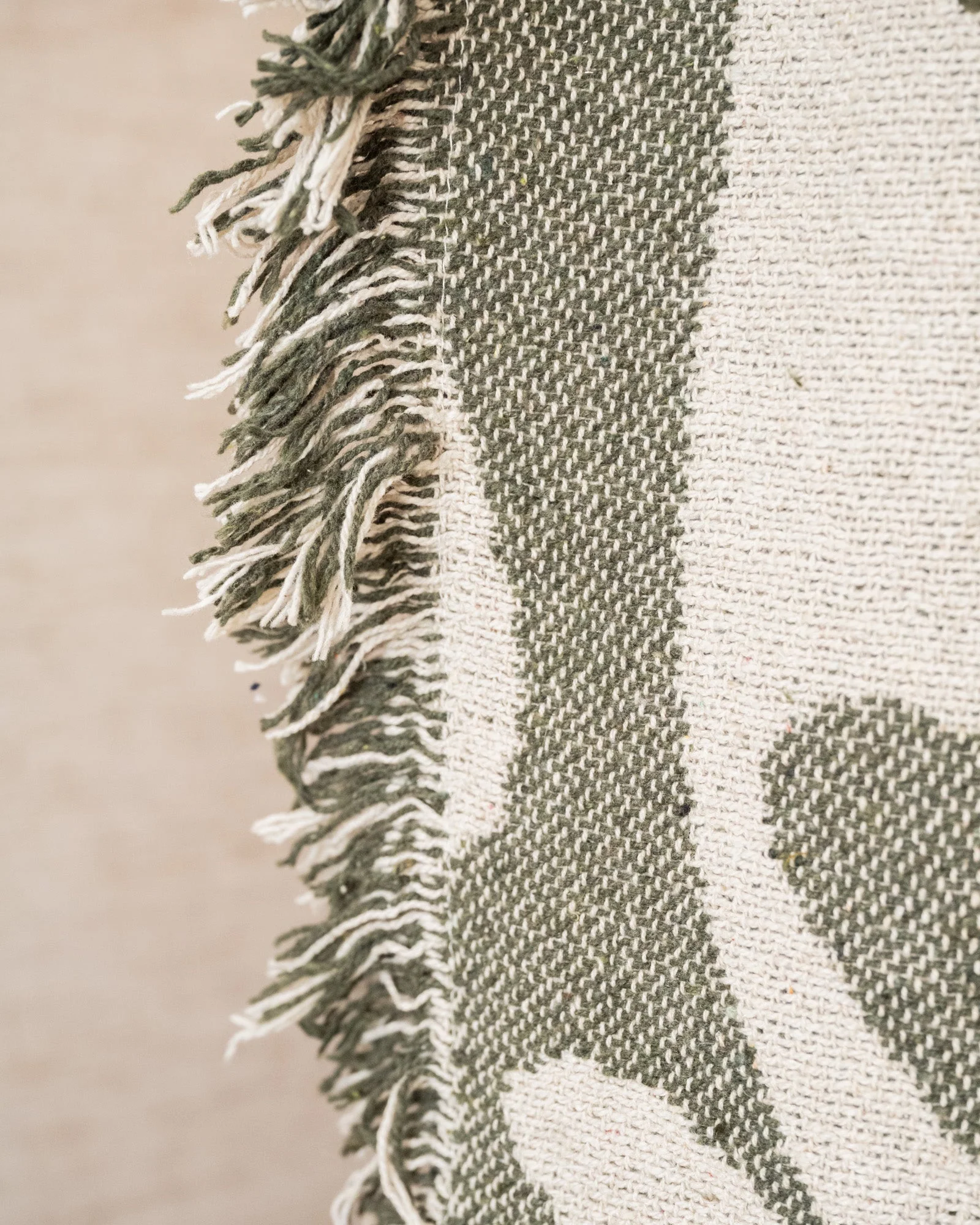 Bloomingville Plaid Alk Groen Gerecycled Katoen - Image 3