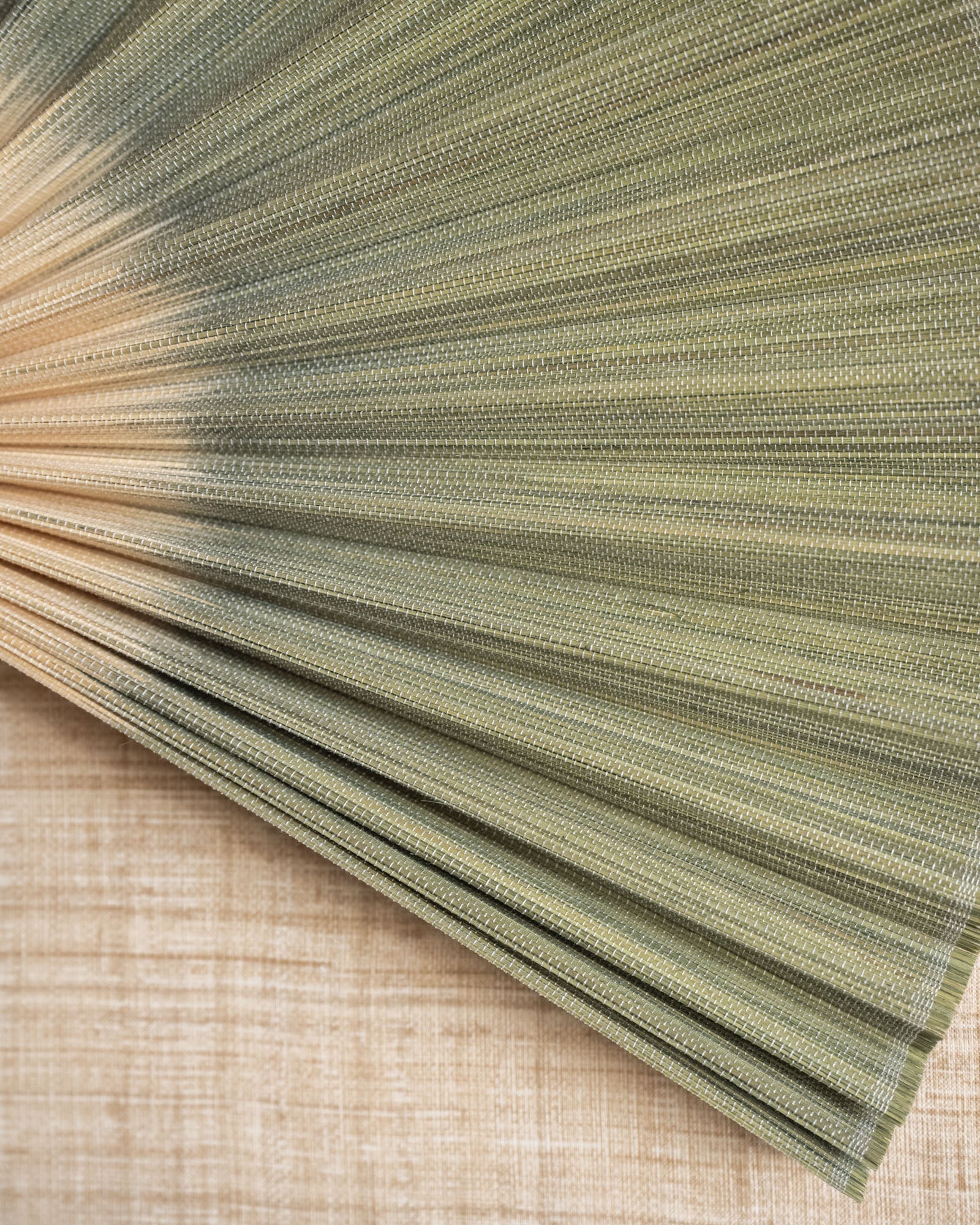 Wall Decor / Wall Fan Bamboo Green - Image 5