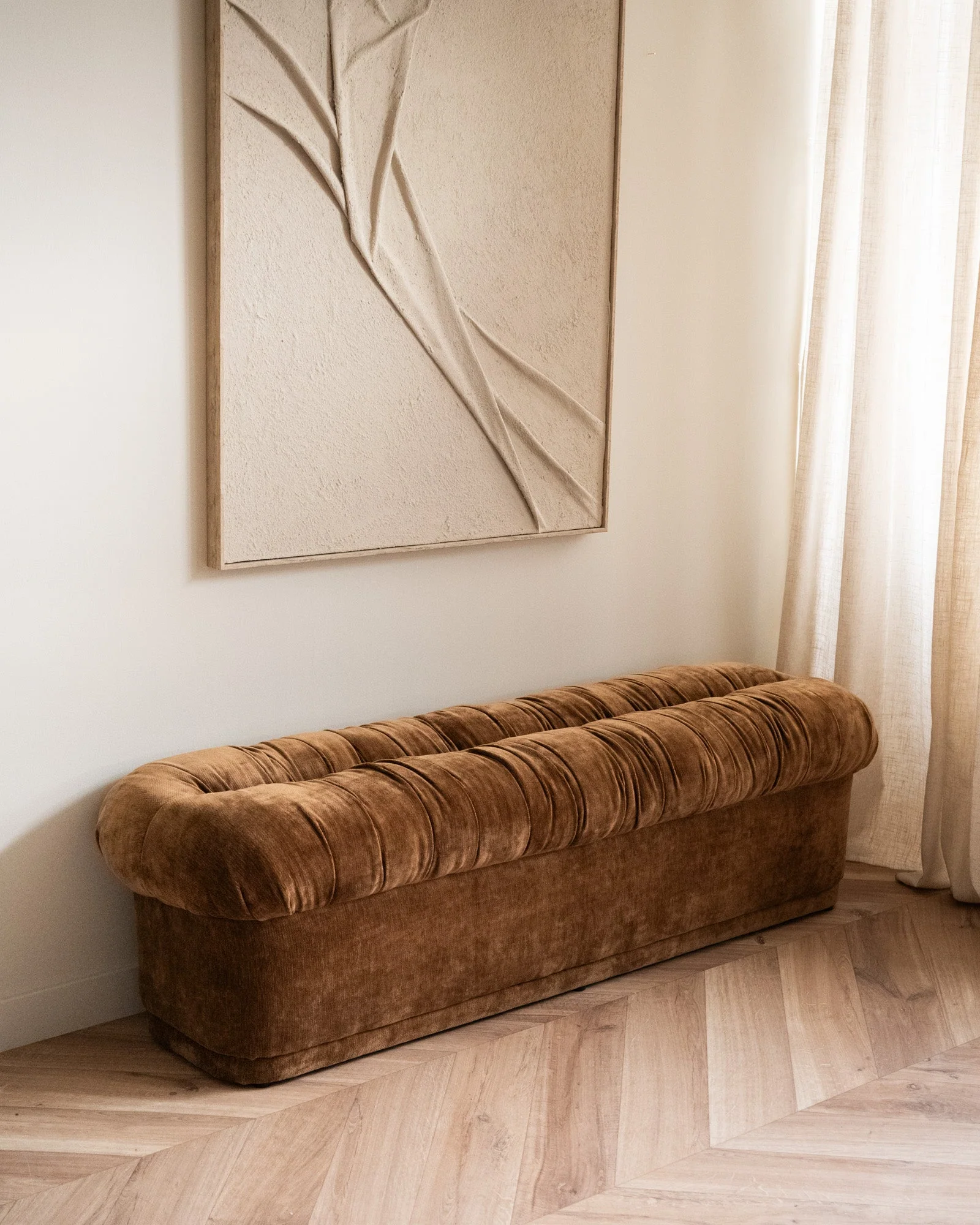Bench Nook Caramel Brown