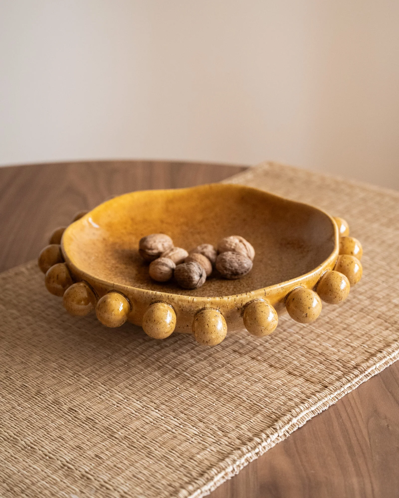 Large Bowl Viro Mustard