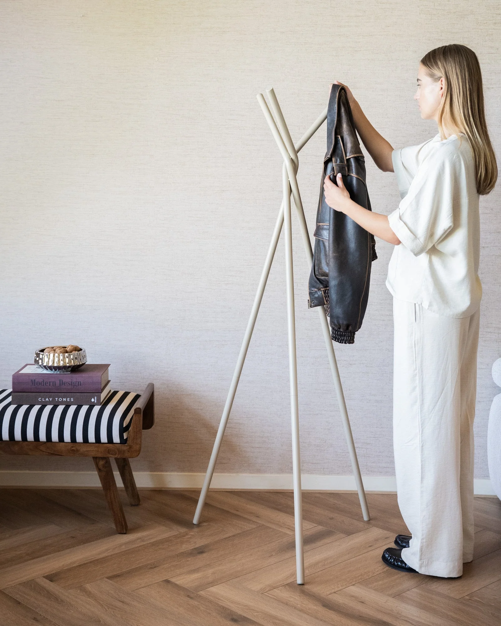 Staande Kapstok Matto Beige - Image 2