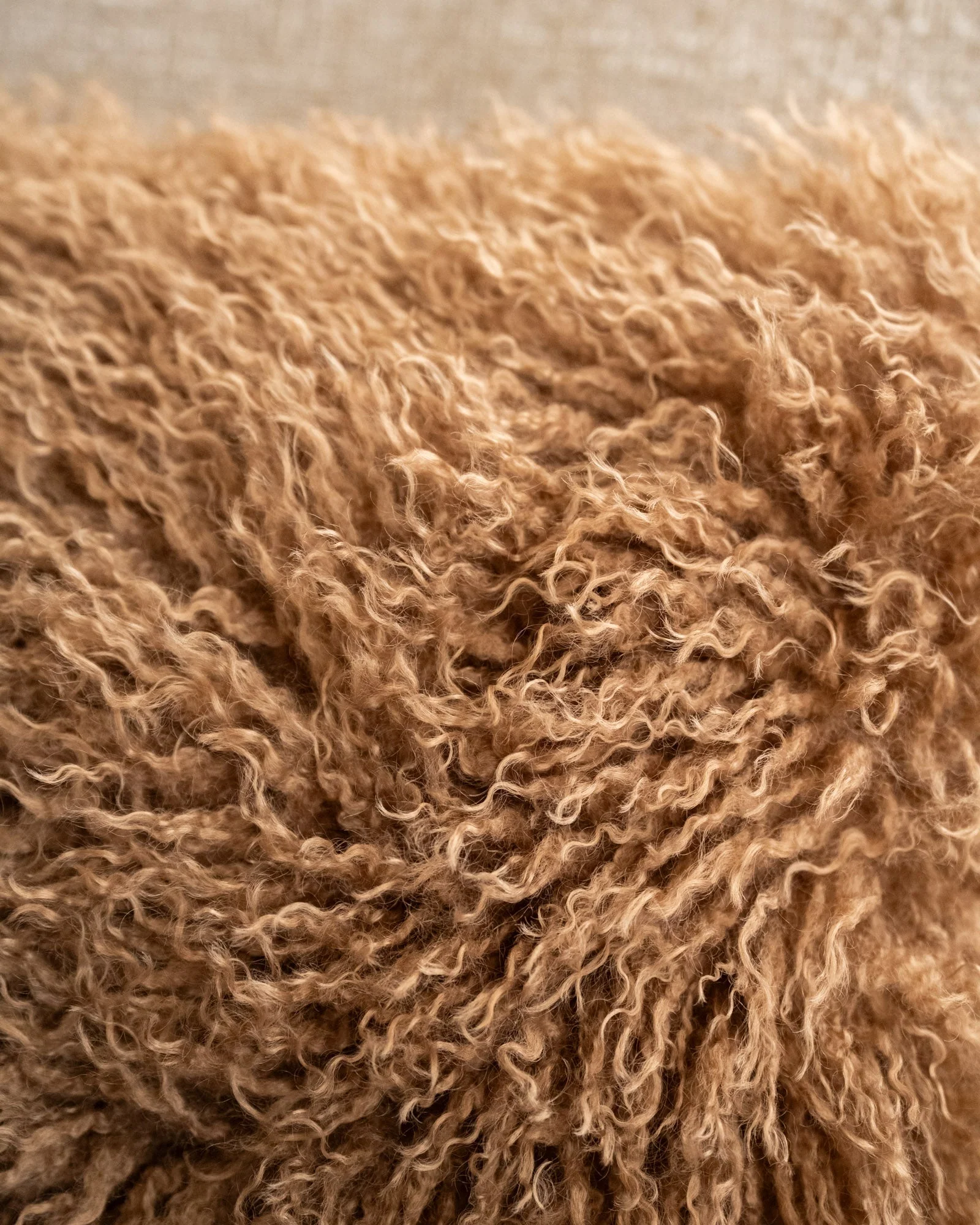 Cushion Doodly Furry Taupe - Image 5