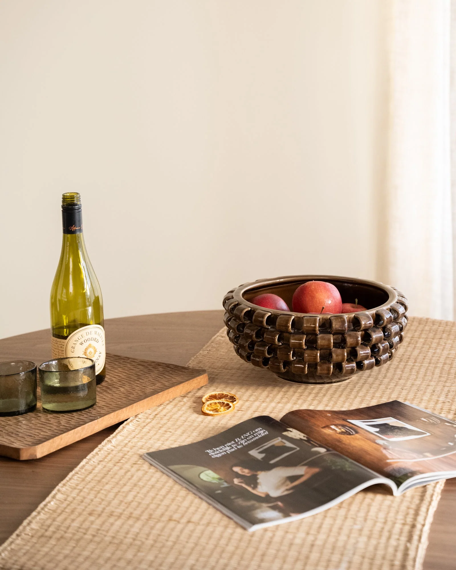 Handmade Deco Bowl Loopa Brown - Image 5