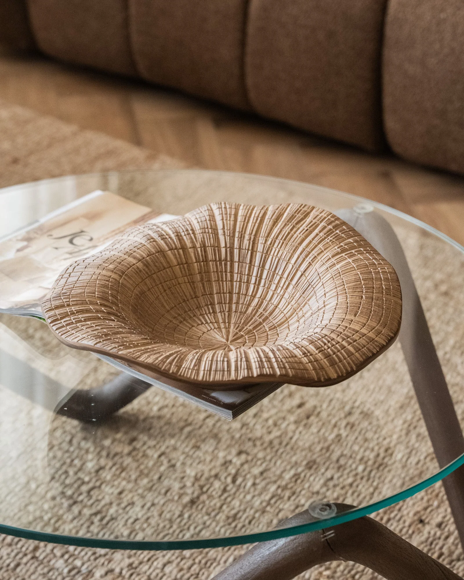 Large Handmade Deco Bowl Savia - Image 3