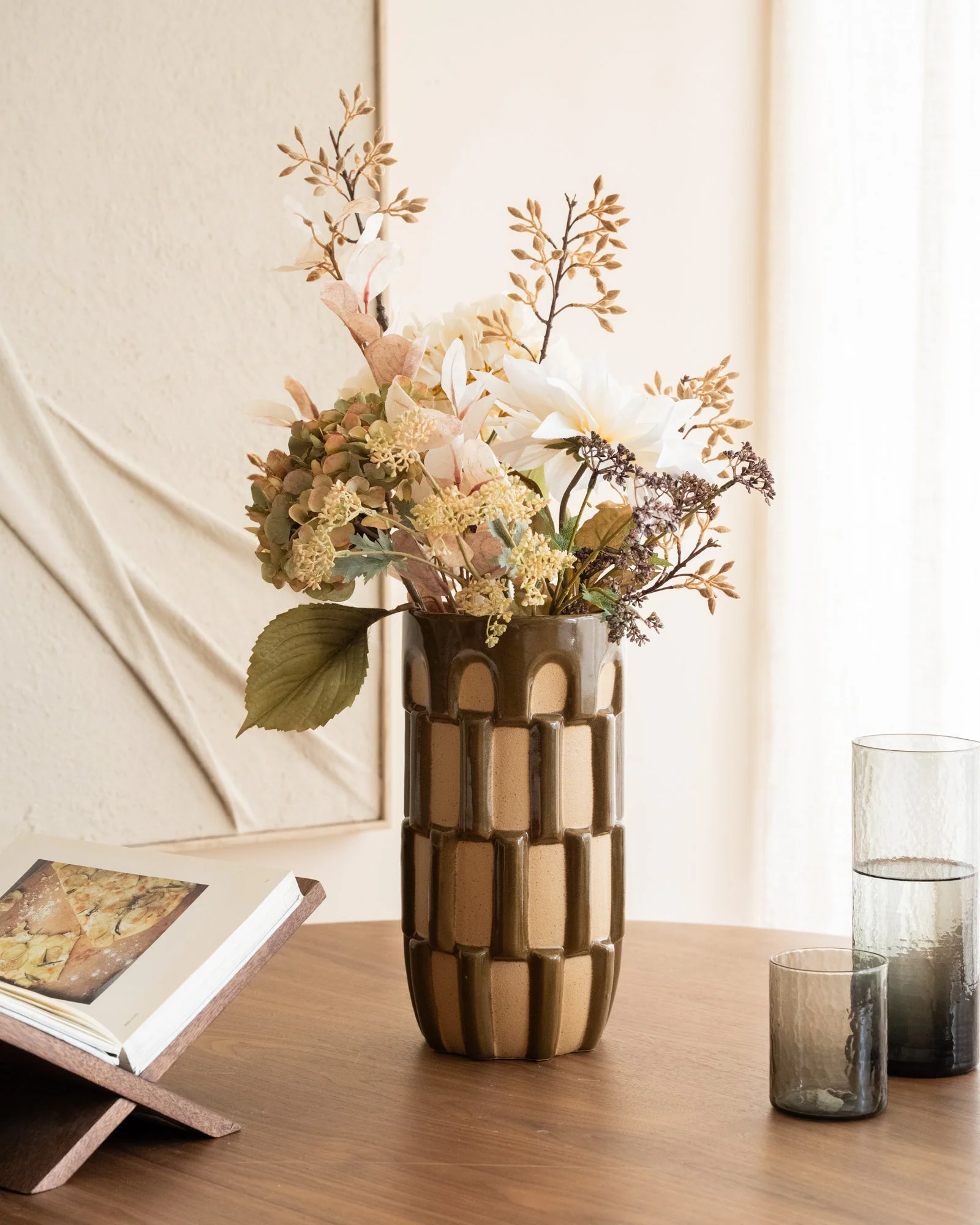 Grote Deco Vaas Moscy Brown