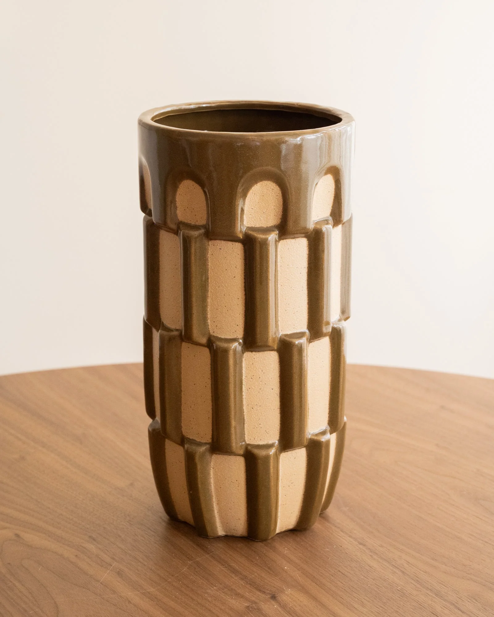 Grote Deco Vaas Moscy Brown - Image 2
