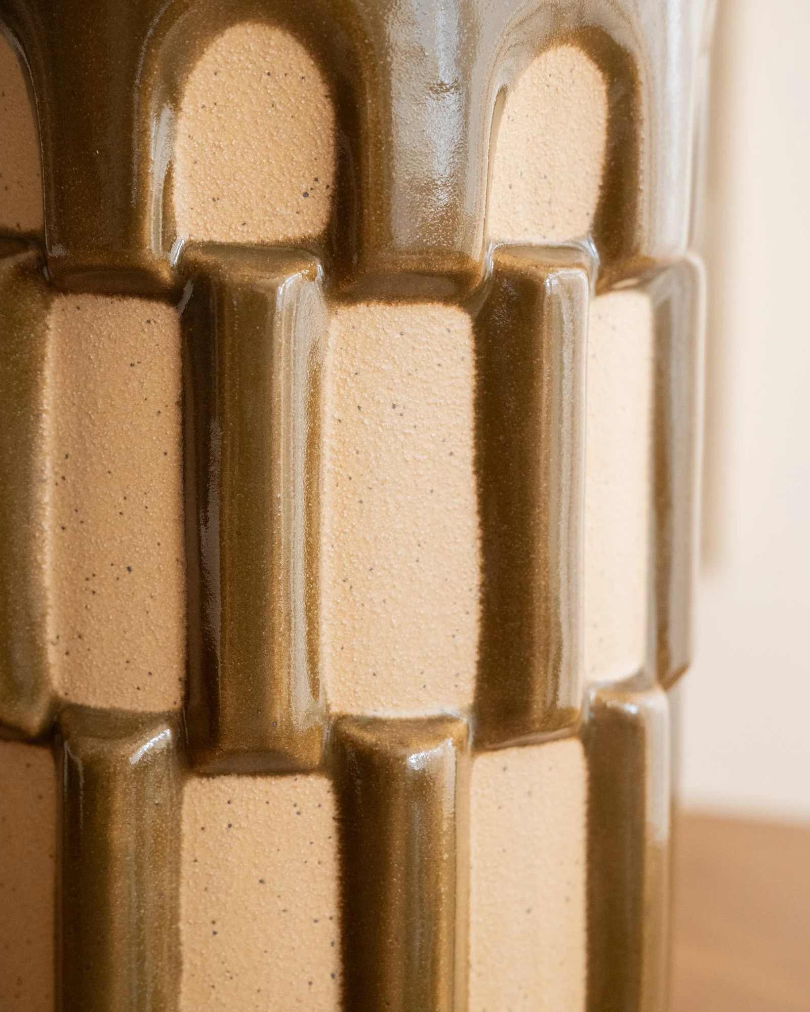 Grote Deco Vaas Moscy Brown - Image 3
