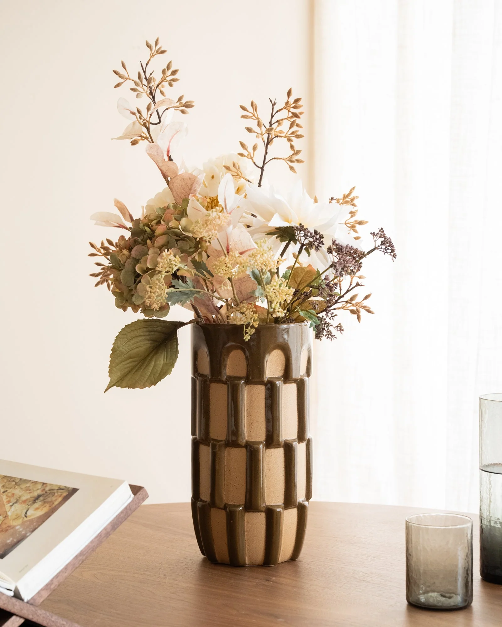 Grote Deco Vaas Moscy Brown - Image 5