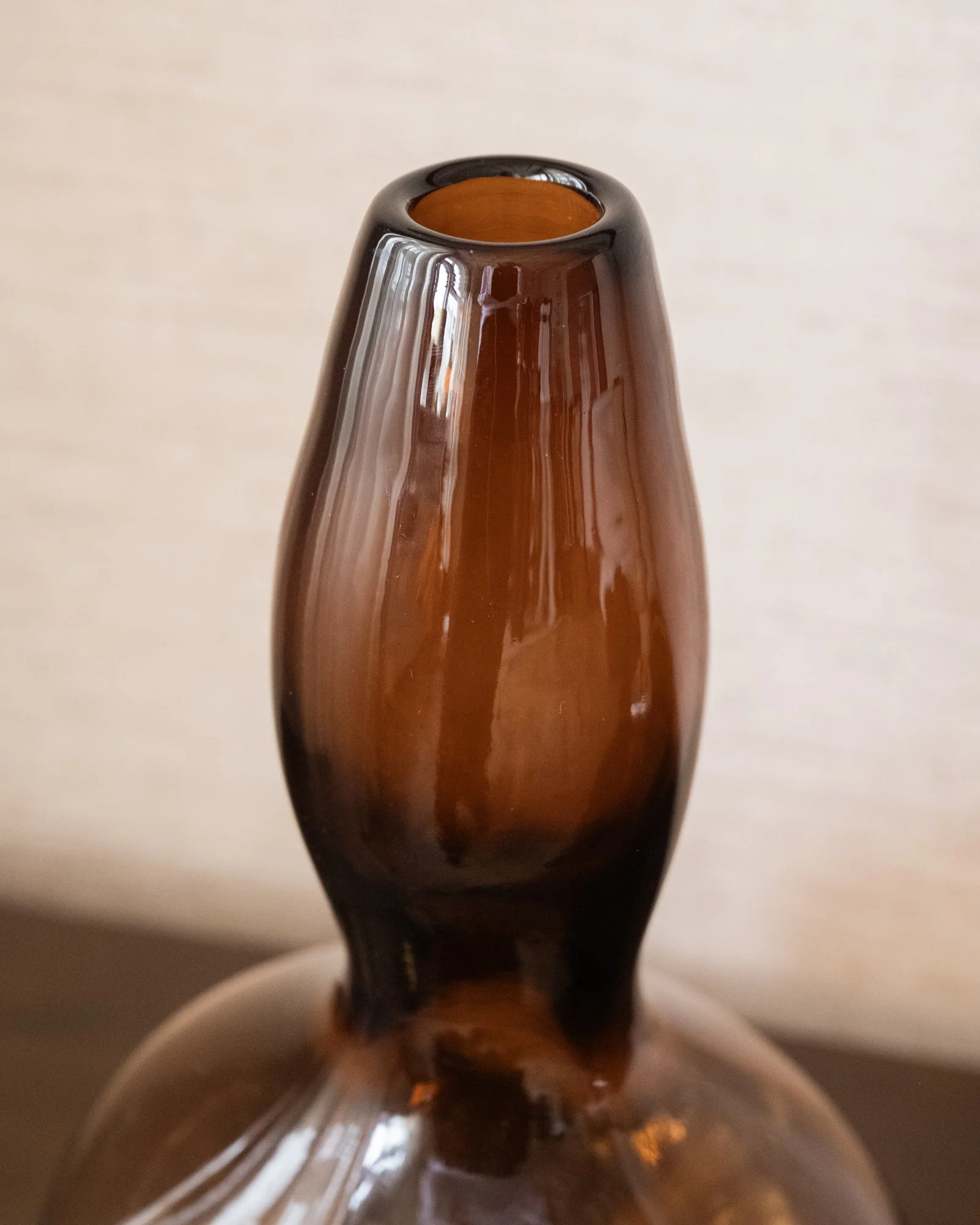 Deco Vaas Suna Glass Brown - Image 8