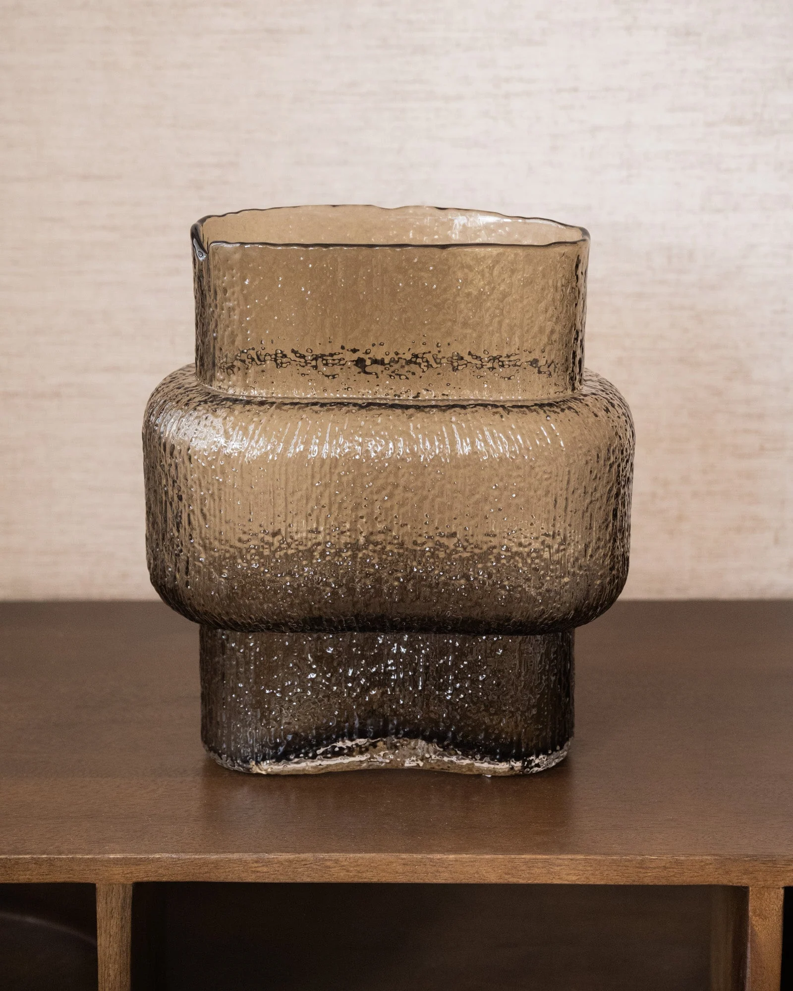 Deco Vaas Fluence Glass Brown - Image 4