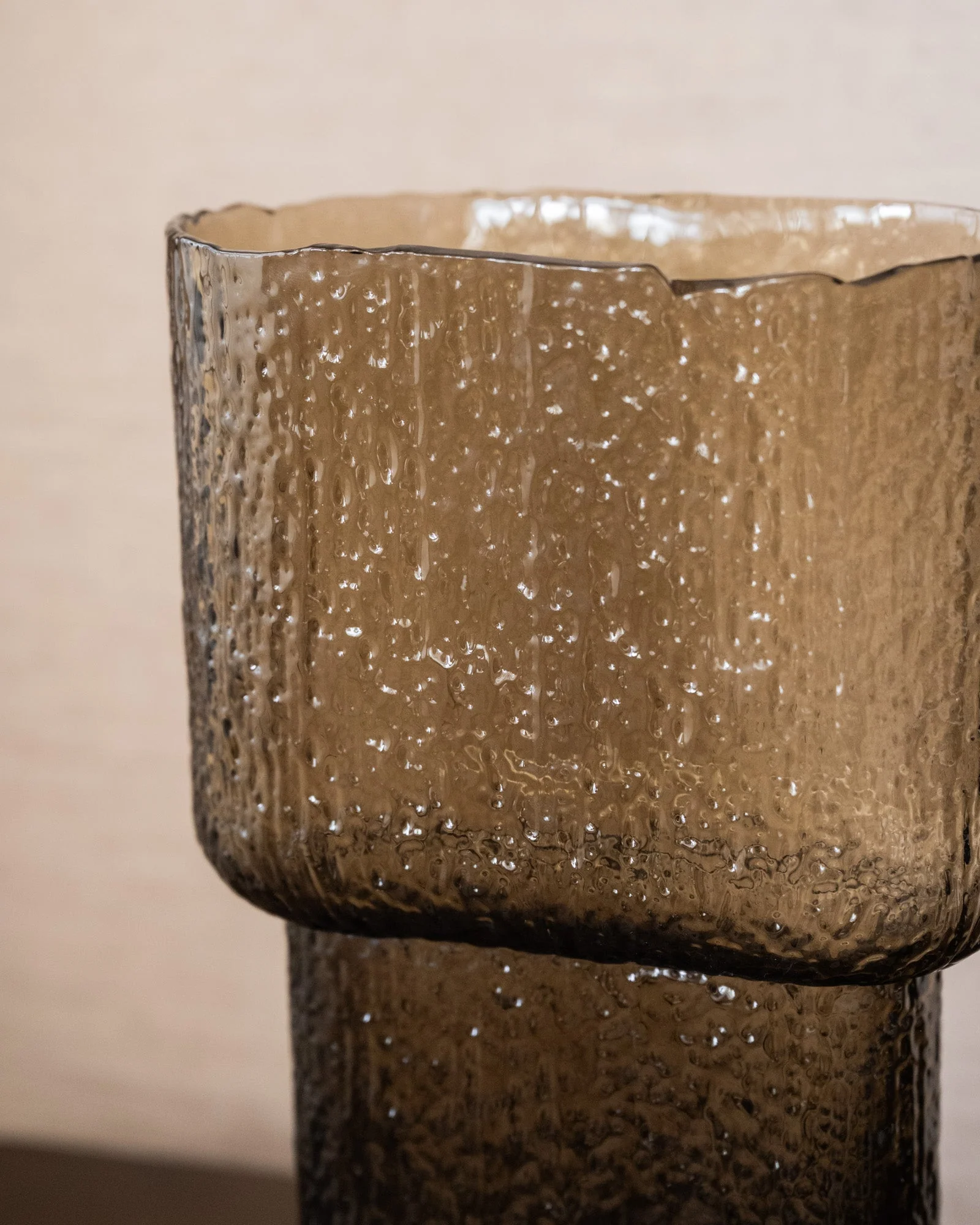 Deco Vaas Fluence Glass Brown - Image 7