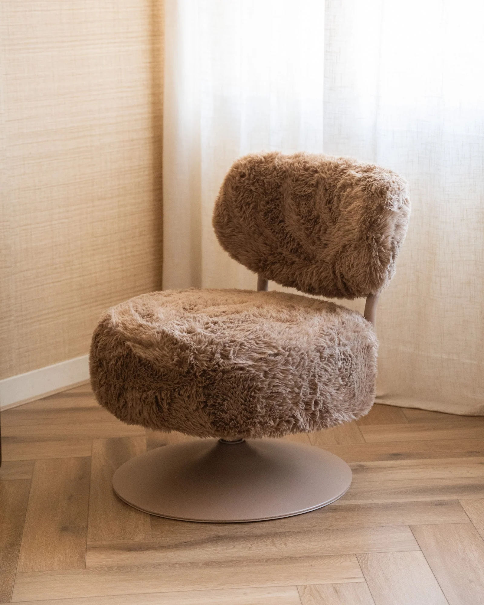 Swivel Chair Furlo Furry Brown