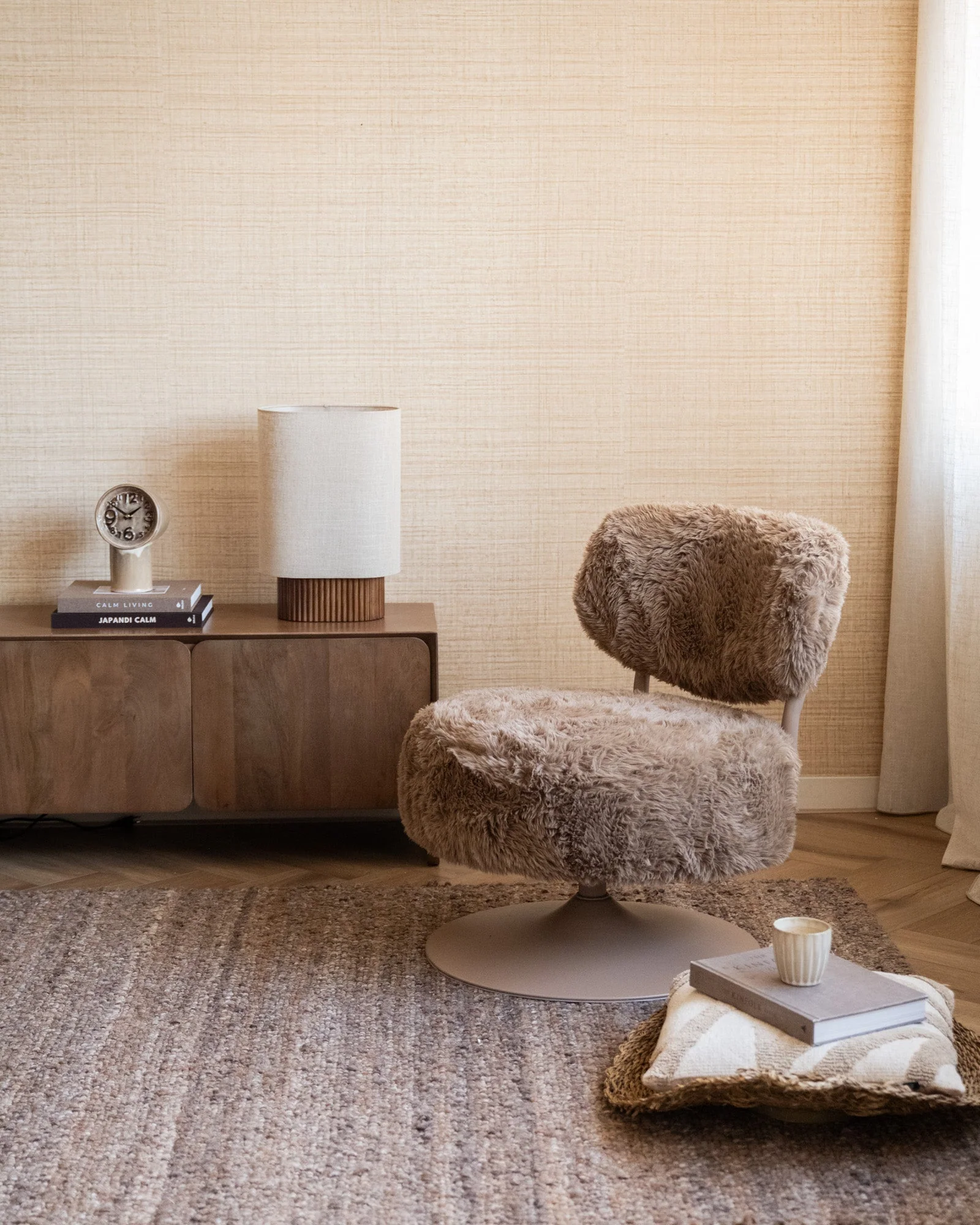 Swivel Chair Furlo Furry Brown - Image 5