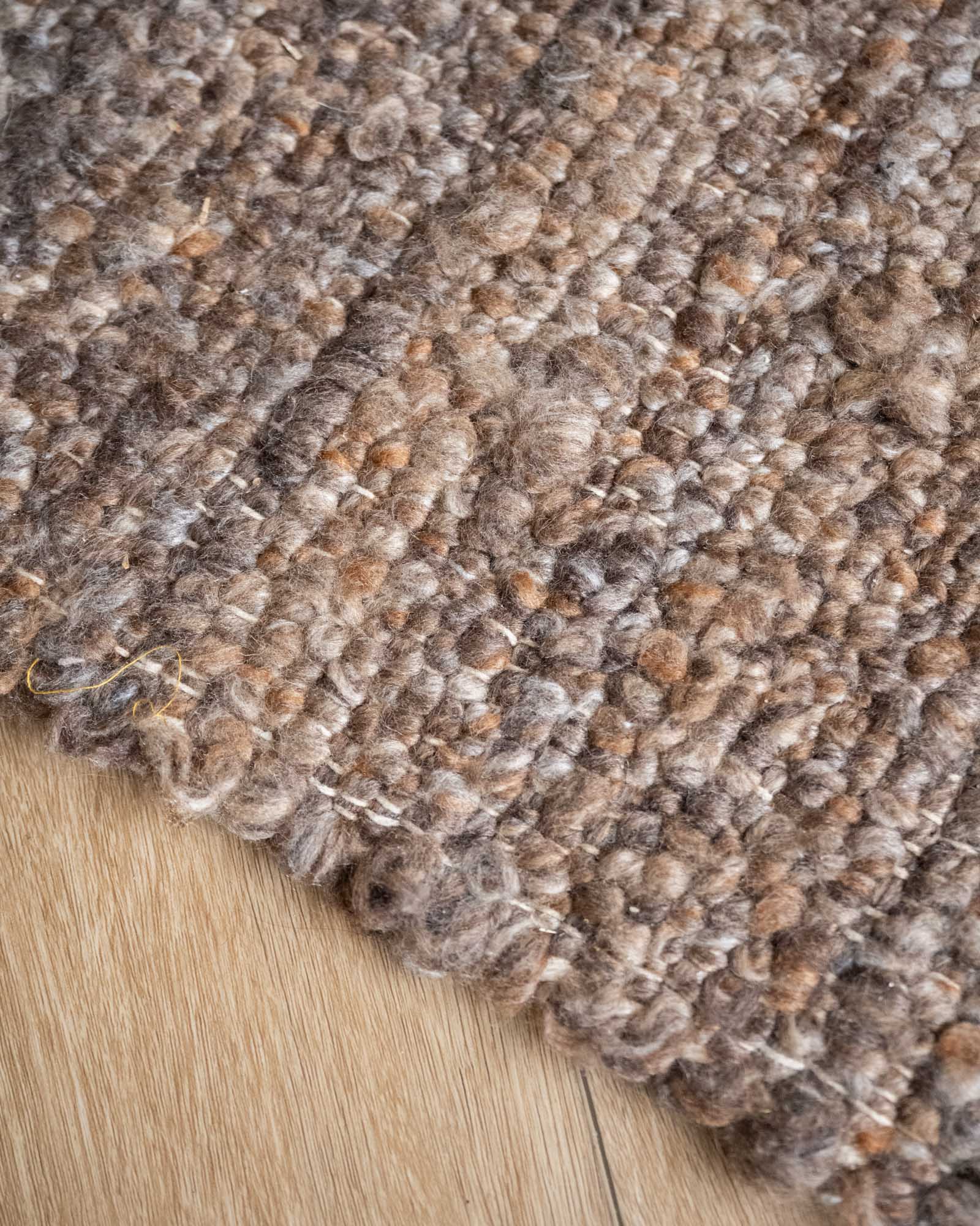 Handgeweven Vloerkleed Lima Bruin - Image 3