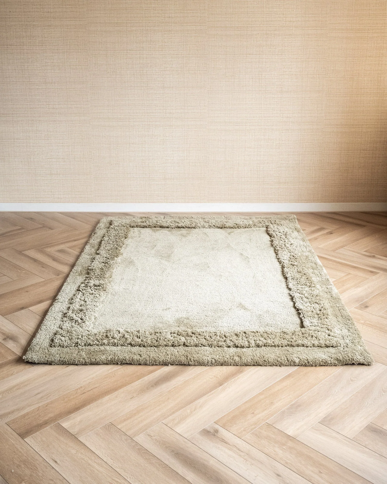 Hand-Tufted Vloerkleed Olive Green - Image 8