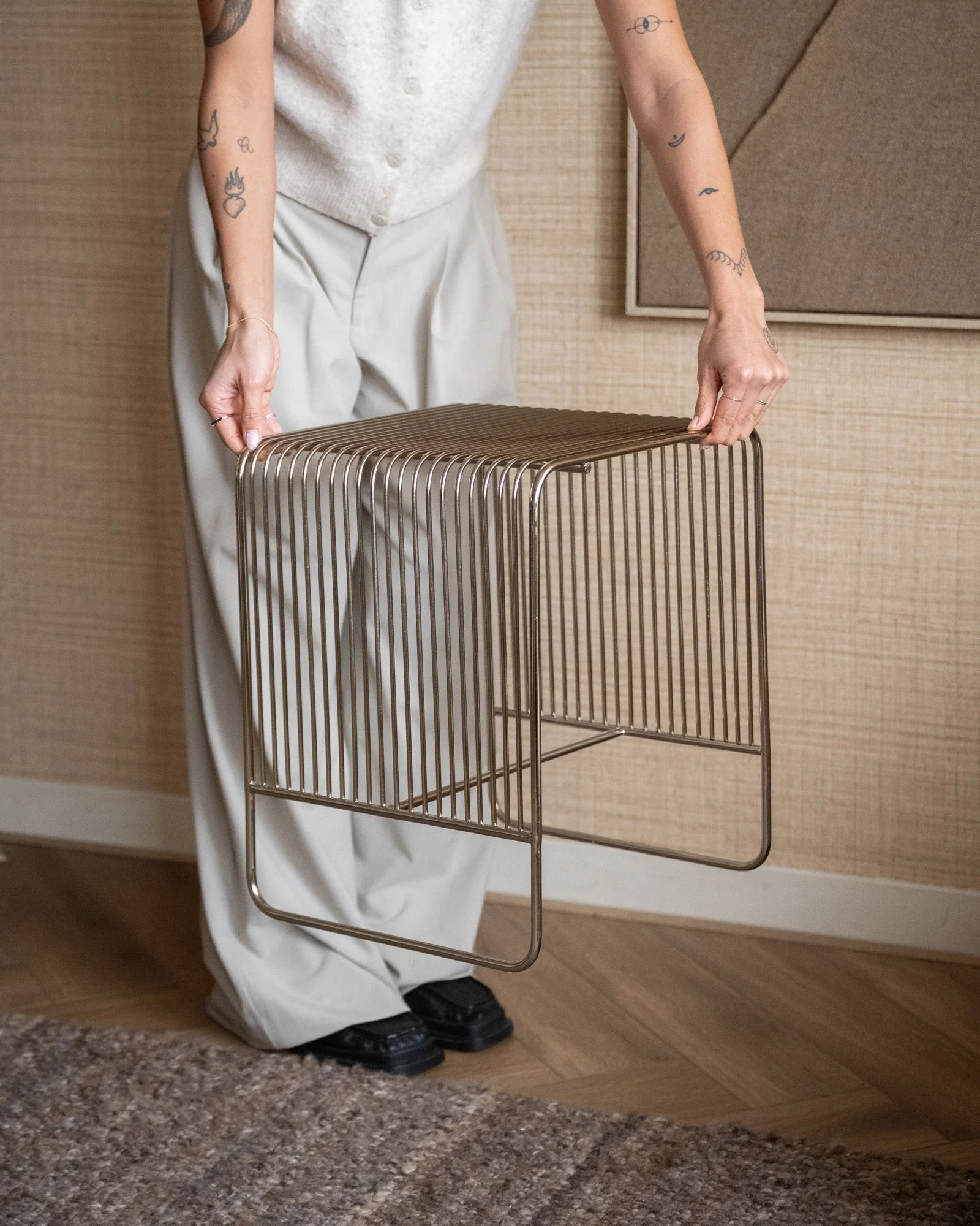 Bijzettafel Wire Chrome - Image 7