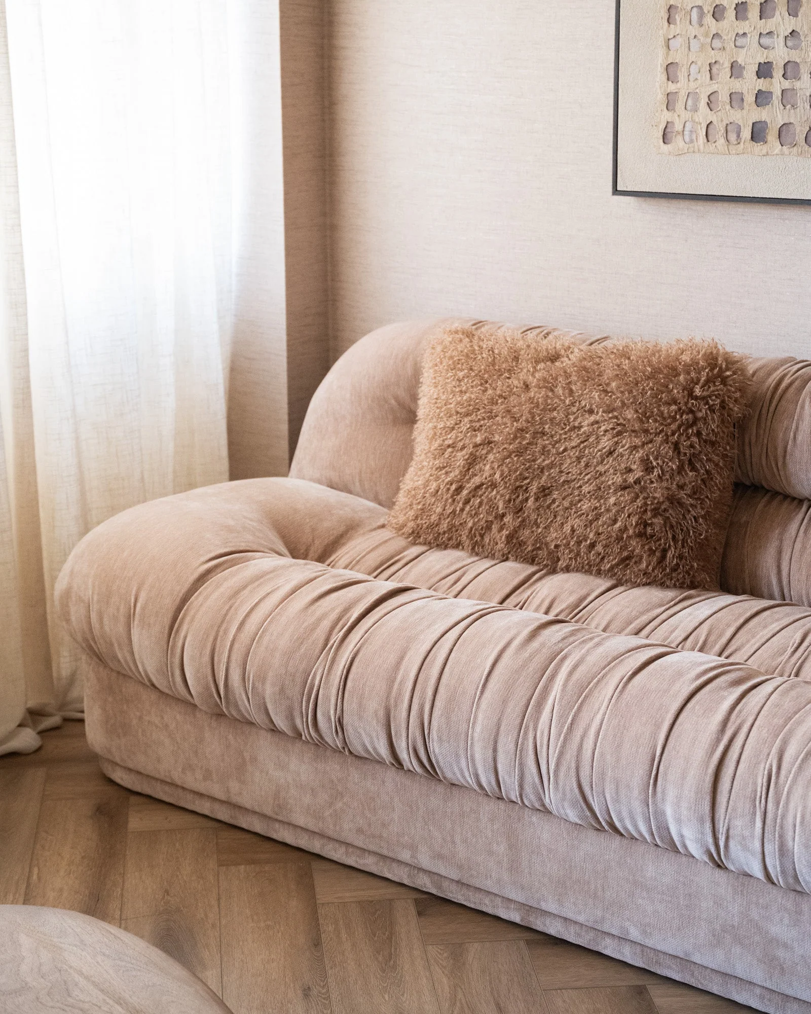 Sofa Old Pink / Beige - Image 4