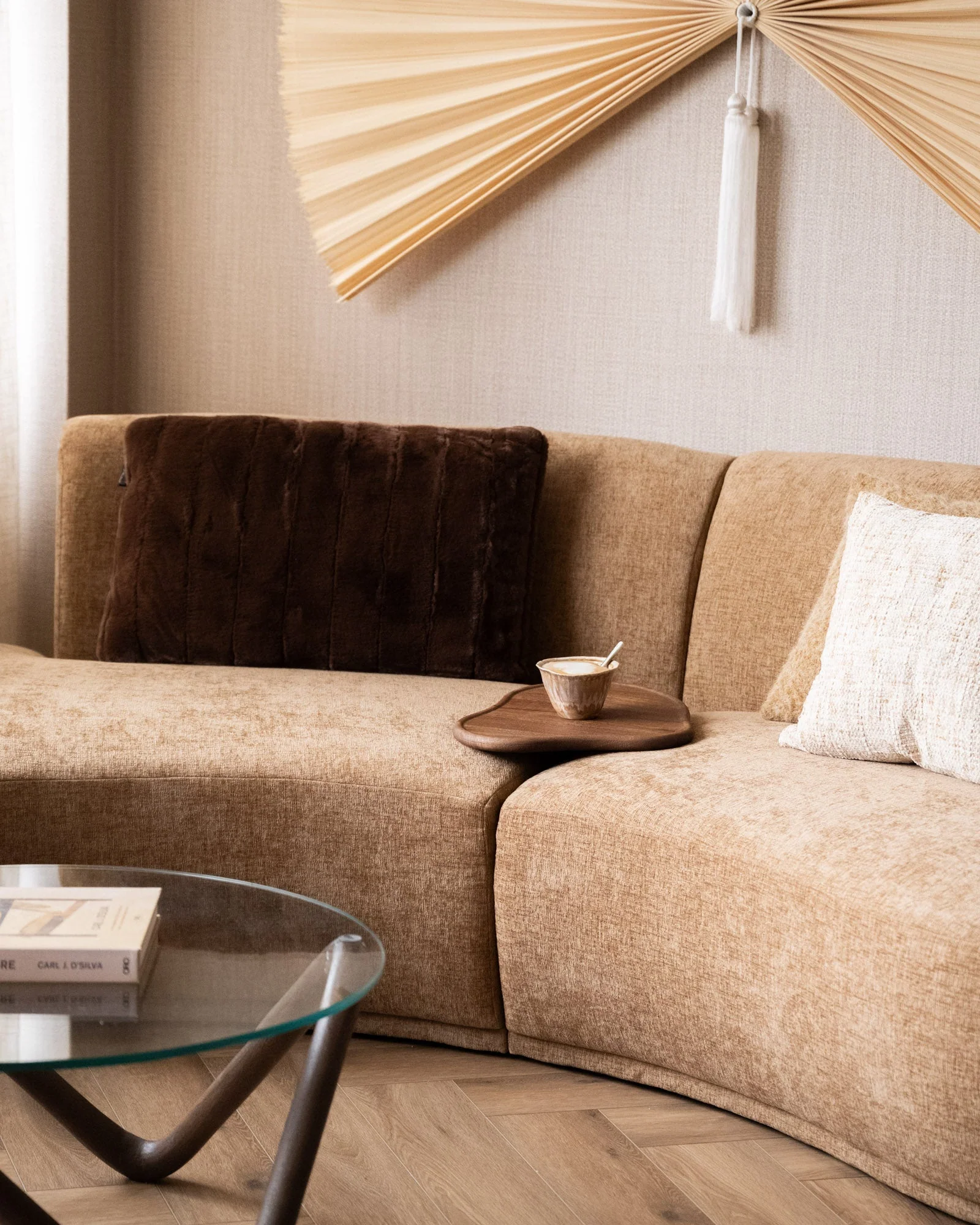 Fitted Sofa Tray Mango Wood - Image 6
