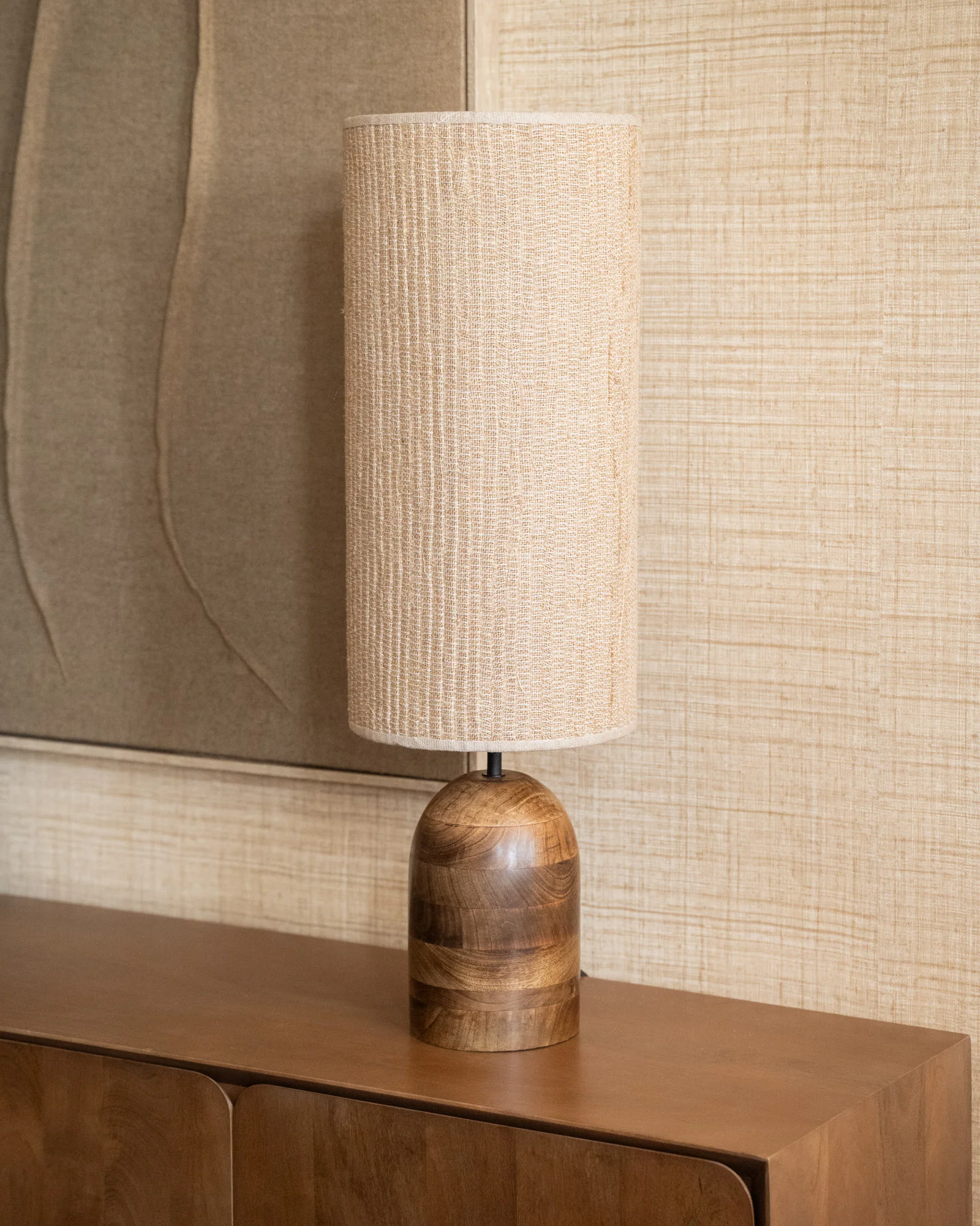 X-Large Table Lamp Gada Wood - Image 10