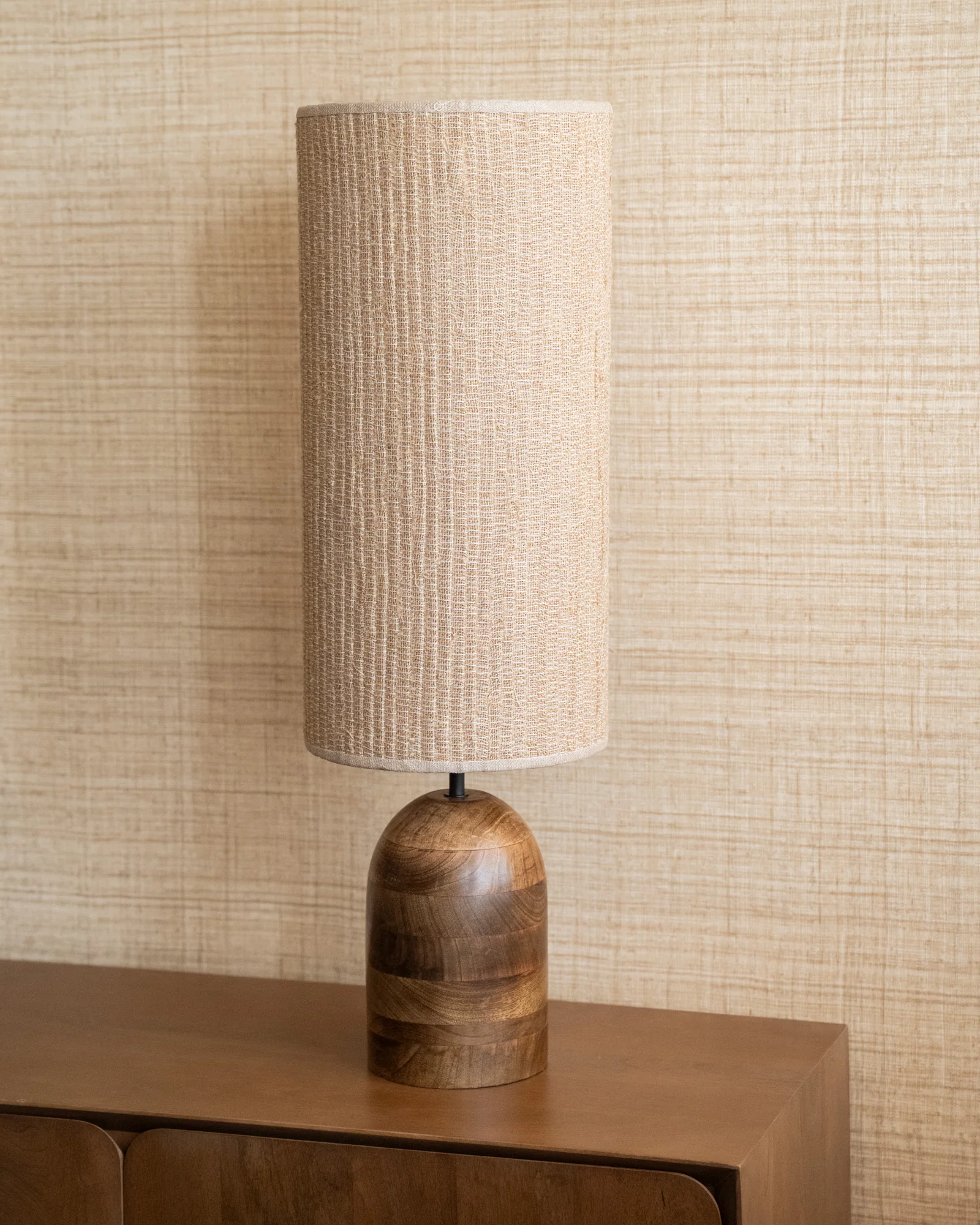 X-Large Table Lamp Gada Wood - Image 3