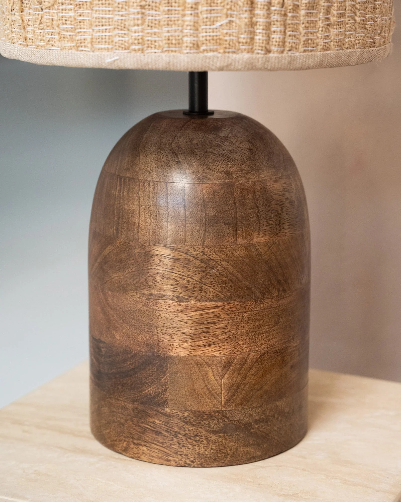 X-Large Table Lamp Gada Wood - Image 4