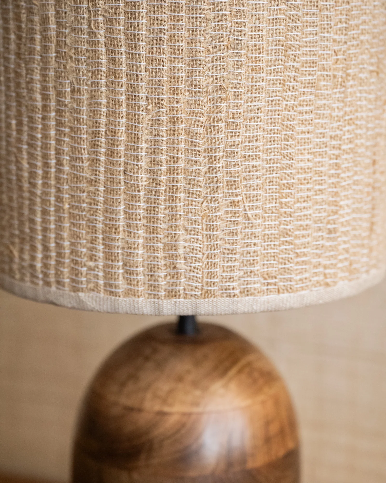 X-Large Table Lamp Gada Wood - Image 7