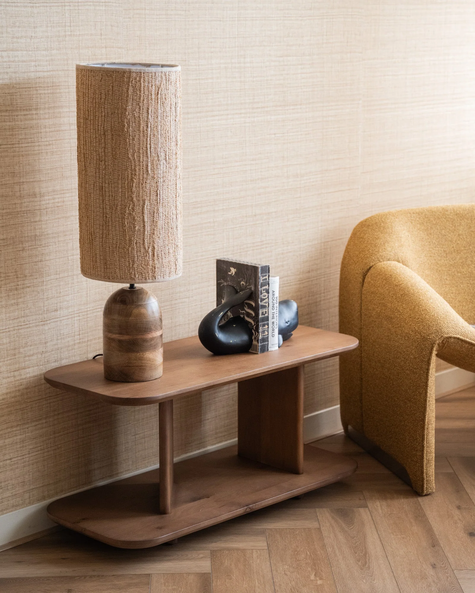 X-Large Table Lamp Gada Wood - Image 9