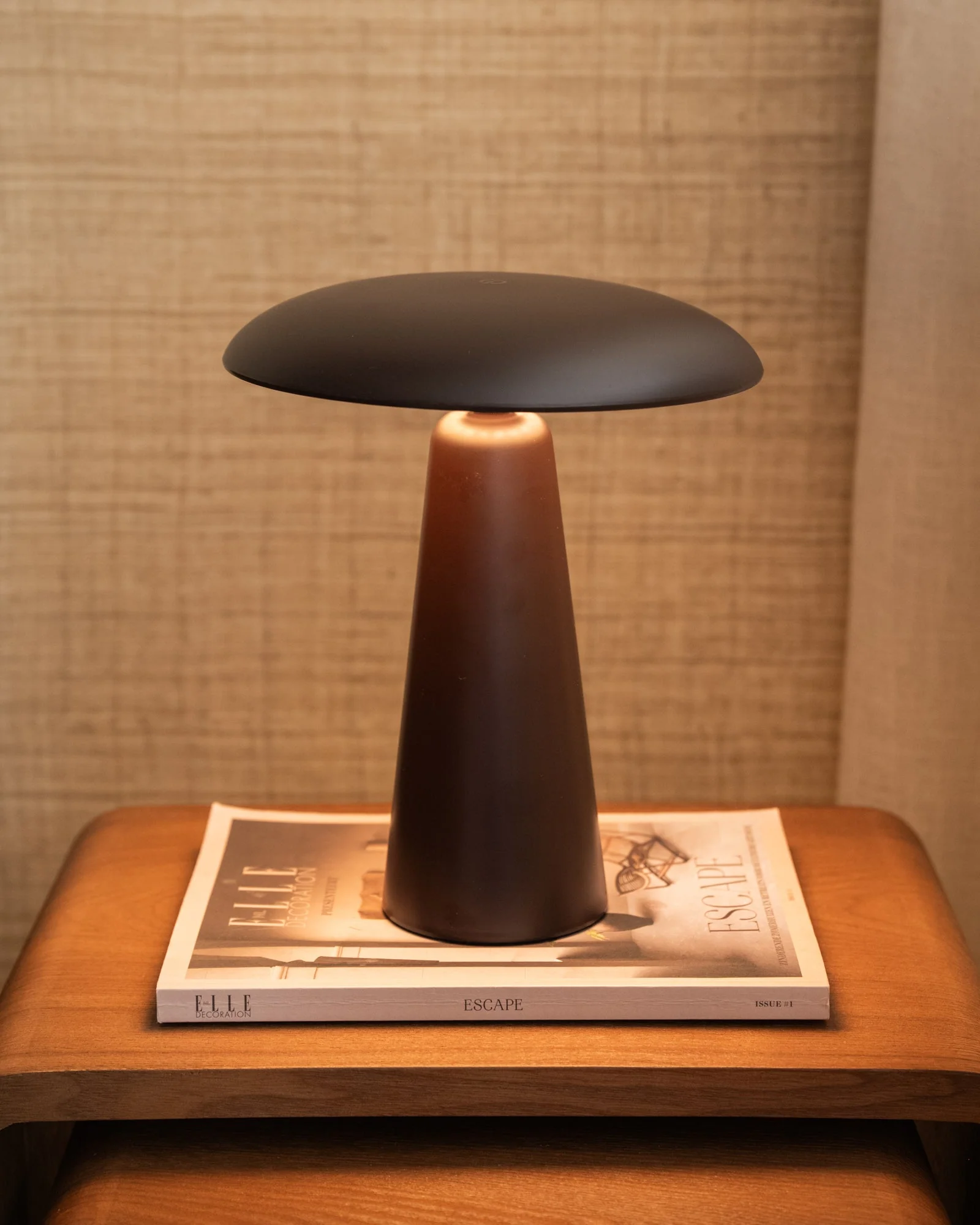 Wireless Table Lamp Modo Chocolate Brown - Image 2
