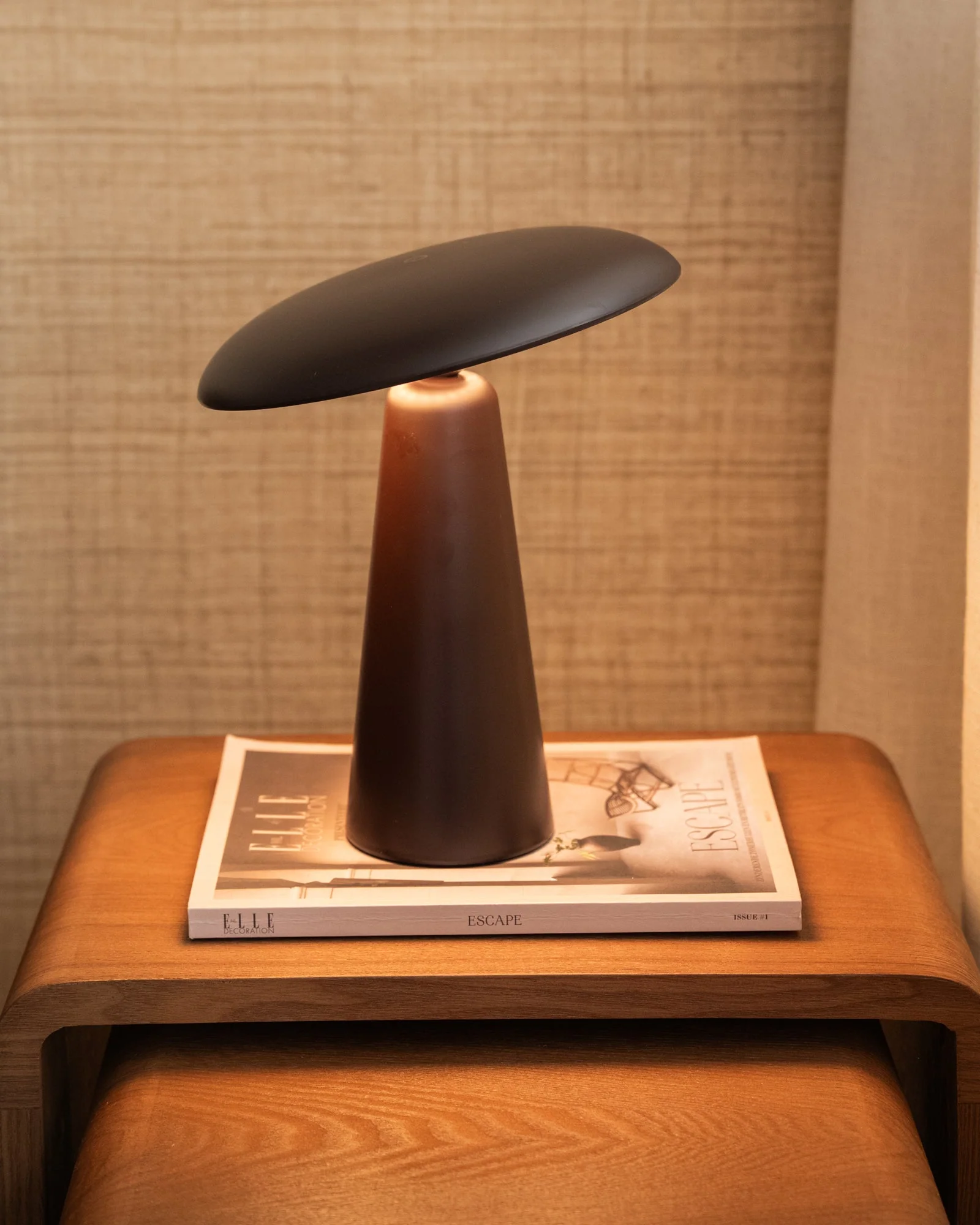 Wireless Table Lamp Modo Chocolate Brown - Image 4