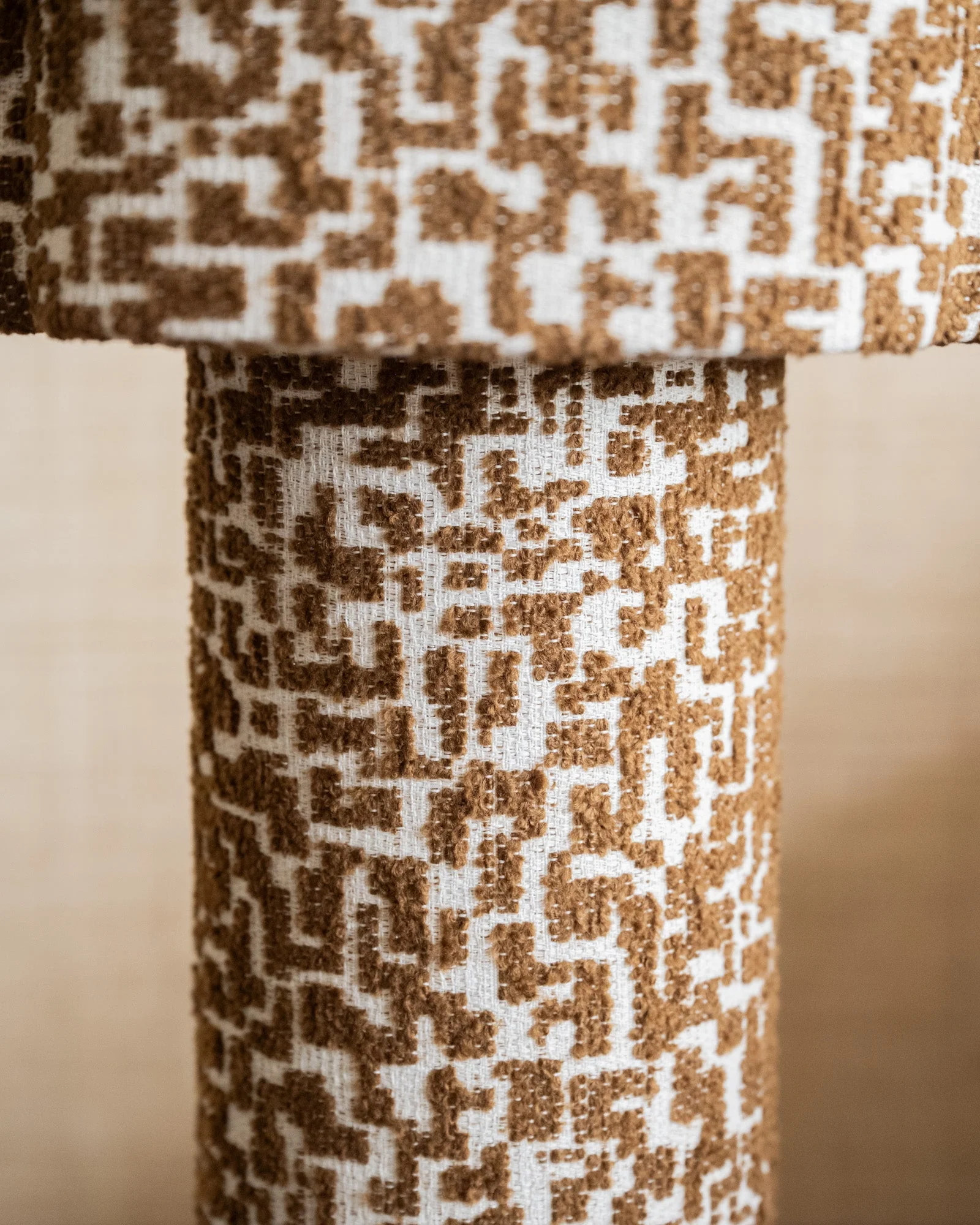 Table Lamp Pia Pattern Brown - Image 5