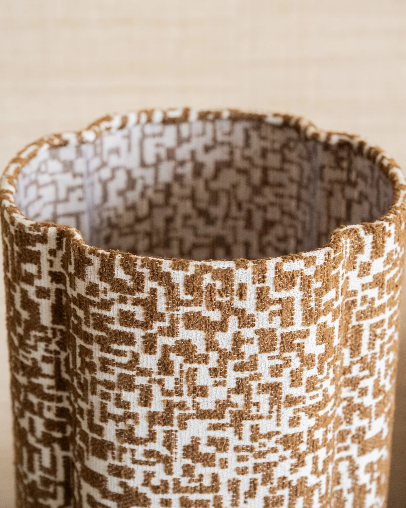 Table Lamp Pia Pattern Brown - Image 6