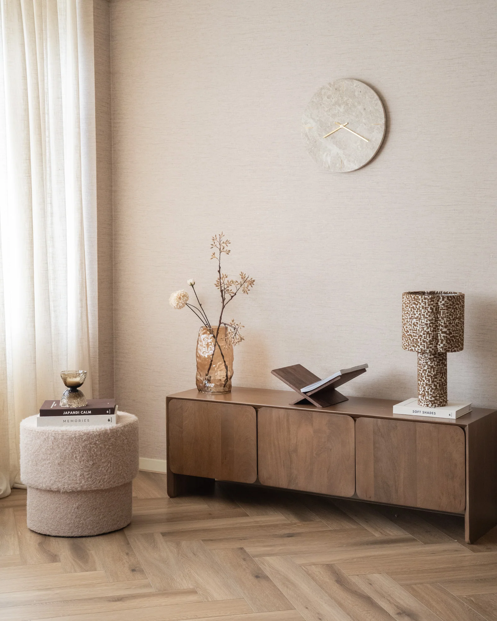 Table Lamp Pia Pattern Brown - Image 8