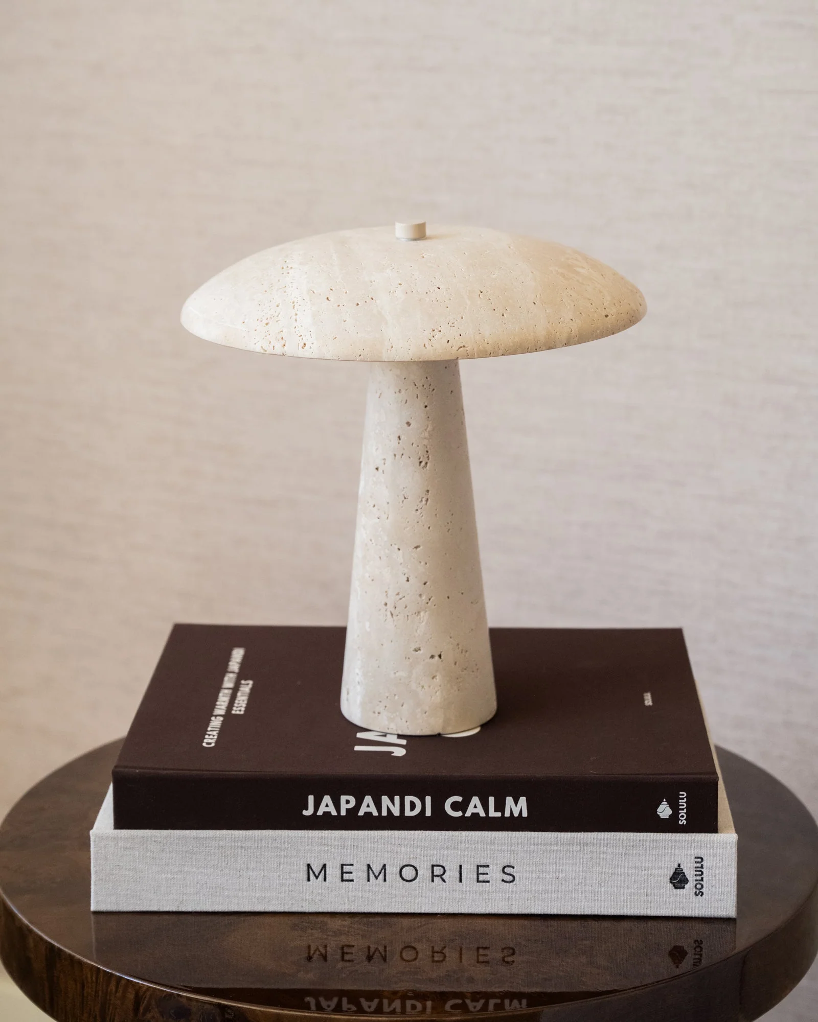 Table Lamp Trave Travertine - Image 3