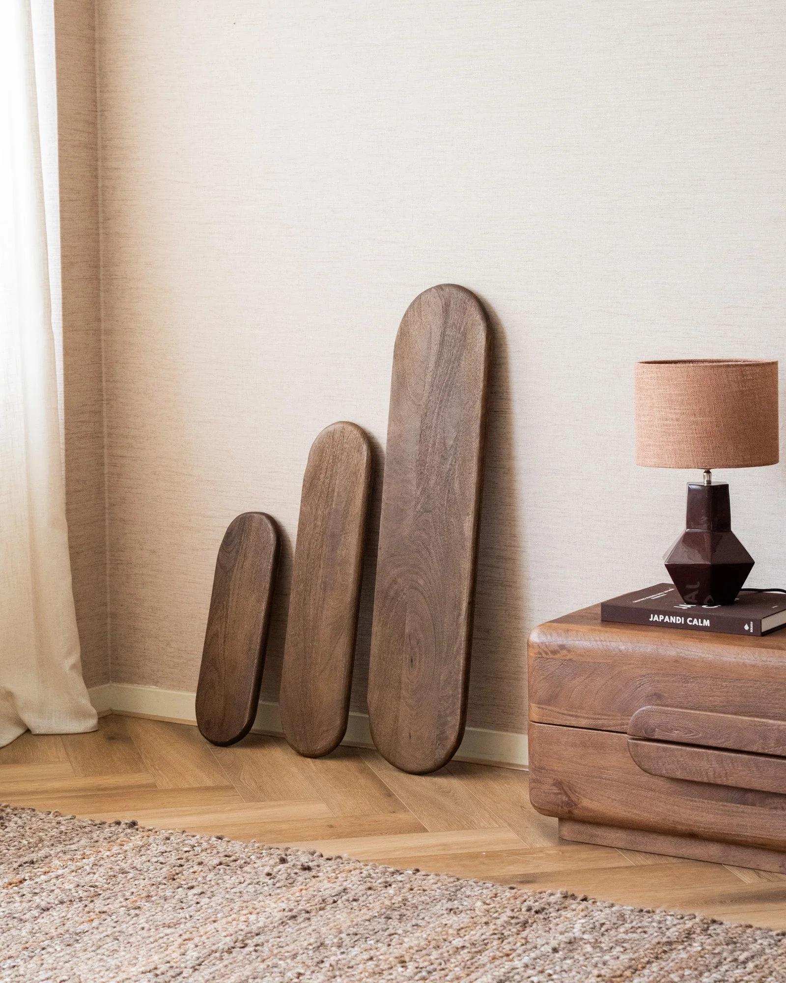 Wandplank Hout Bruin