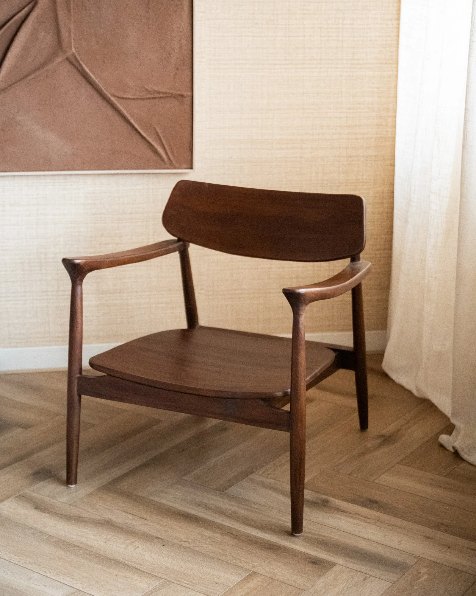 Armchair Mocha Caicos Teak Wood