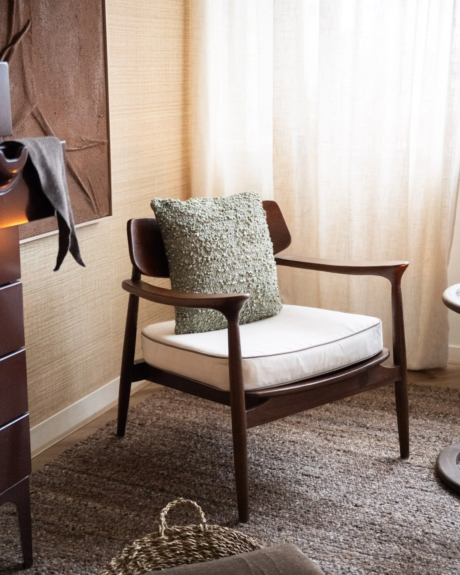 Armchair Mocha Caicos Teak Wood - Image 4
