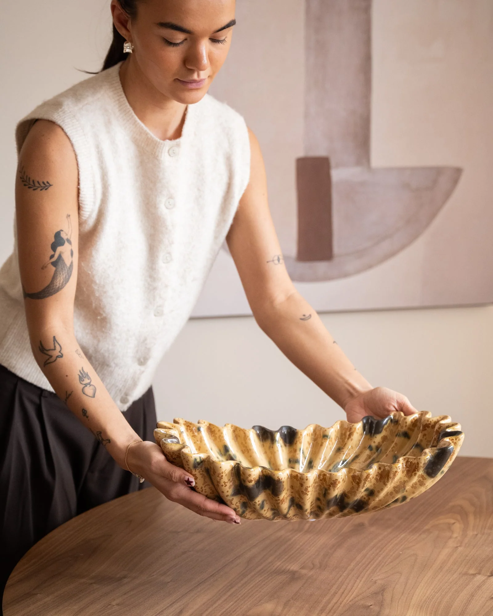 Deco Tray Marine Shell Speckled - Image 3