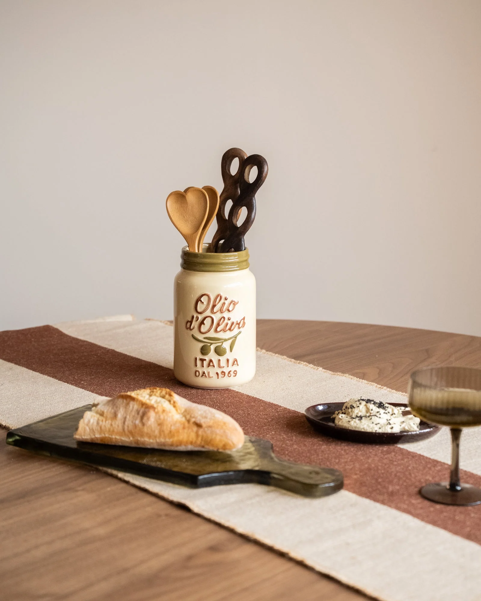 Cutting Board Glass Olive Green - Image 5