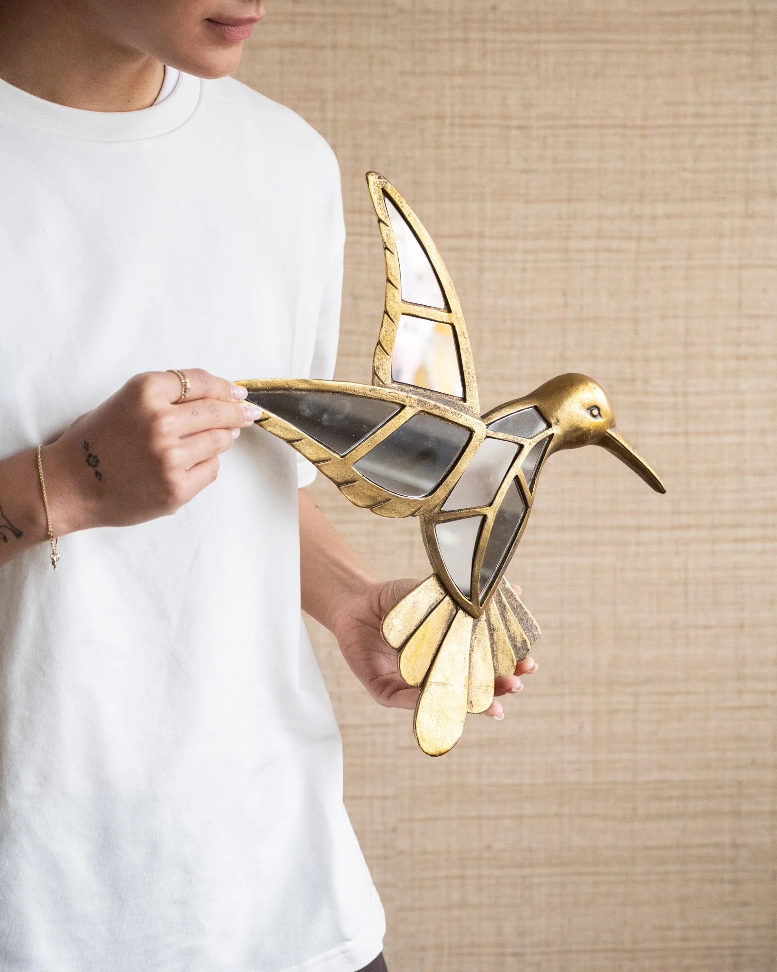 Spiegel Colibri Goud - Image 3