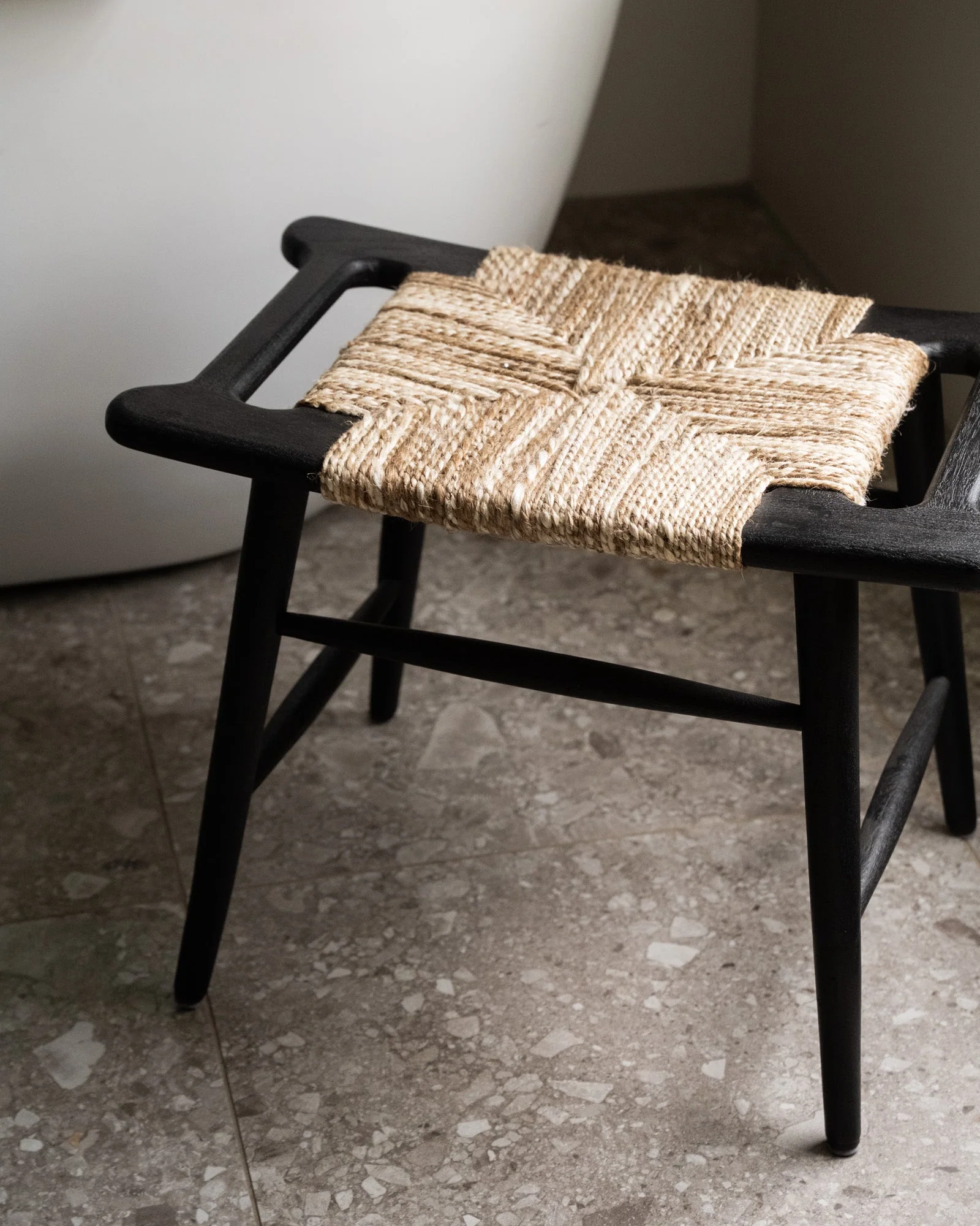 Stool Ovira Braided Wool - Image 4
