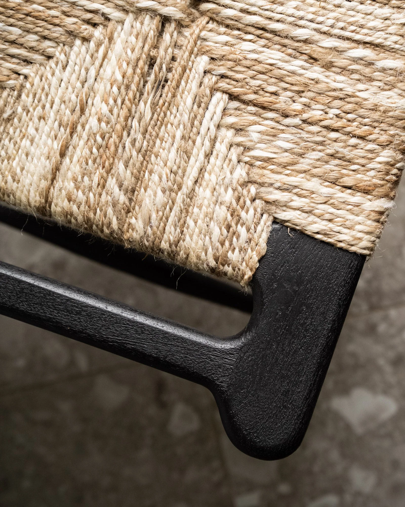 Stool Ovira Braided Wool - Image 5