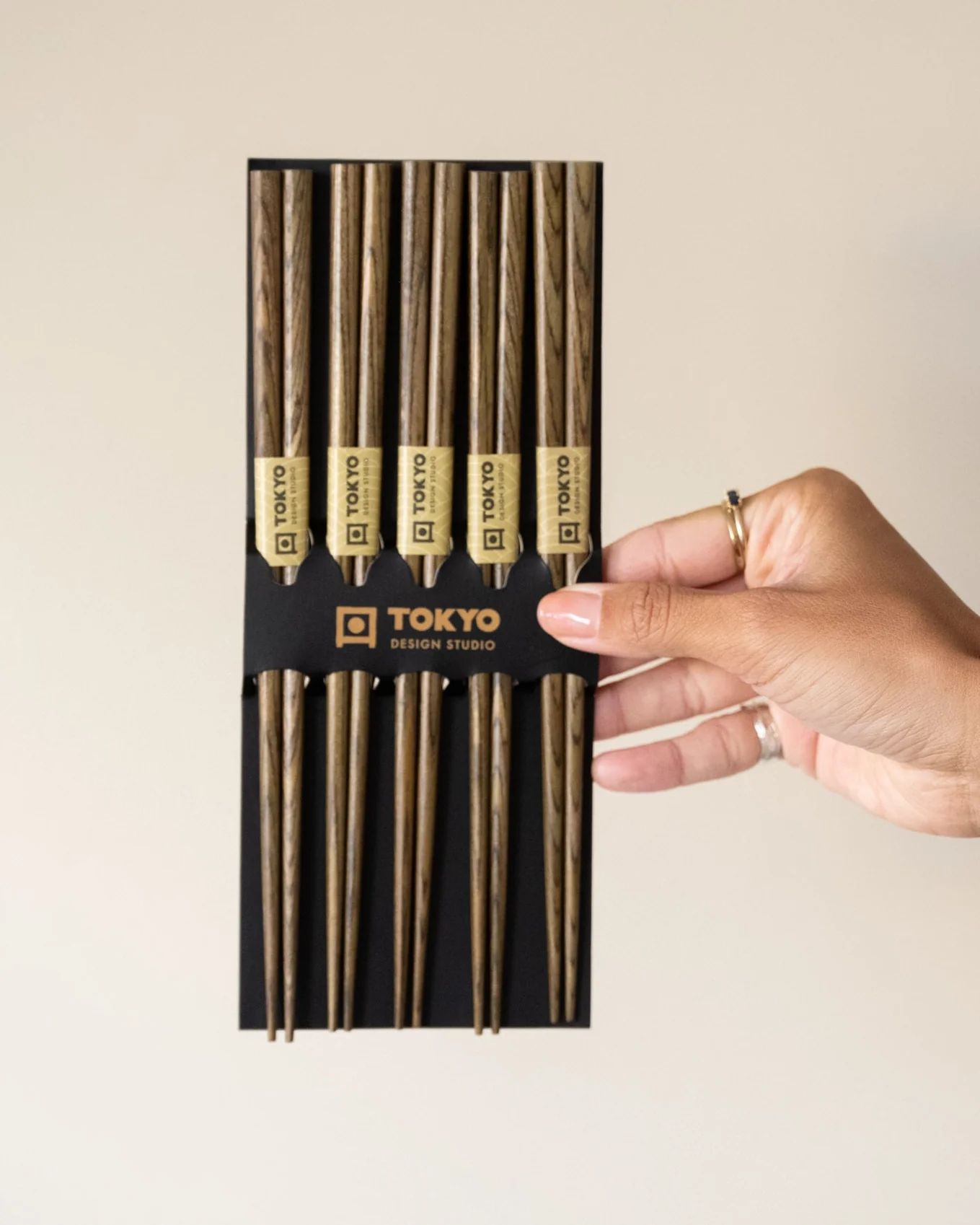 Set van 5 - Chopsticks Tokyo Wood - Image 3