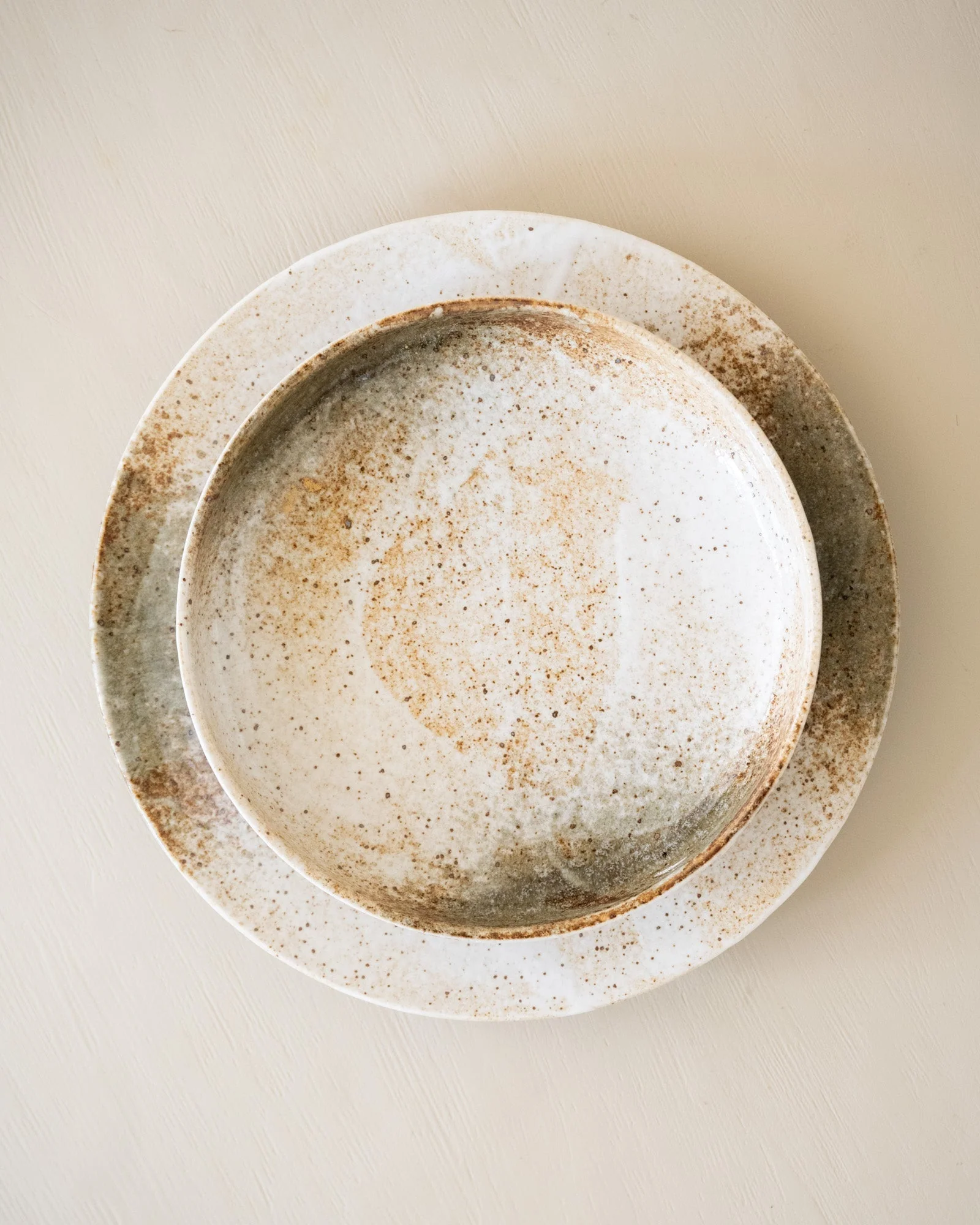 Handgemaakt Japanese Deep Dinner Plate Yuki - Image 4