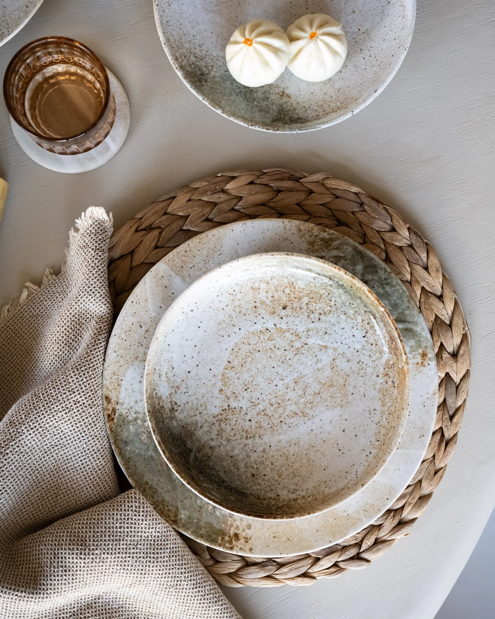Handgemaakt Japanese Deep Dinner Plate Yuki - Image 7