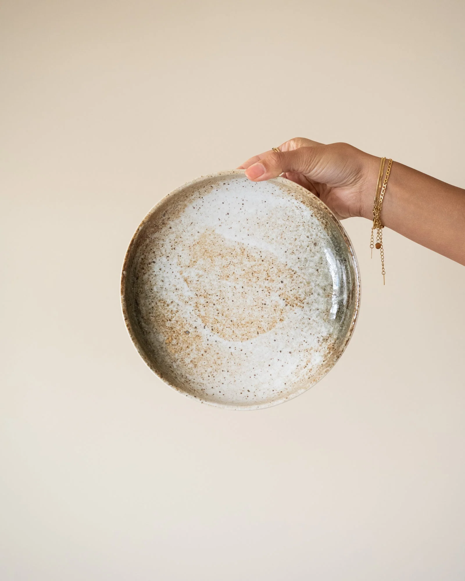 Handgemaakt Japanese Deep Dinner Plate Yuki - Image 9