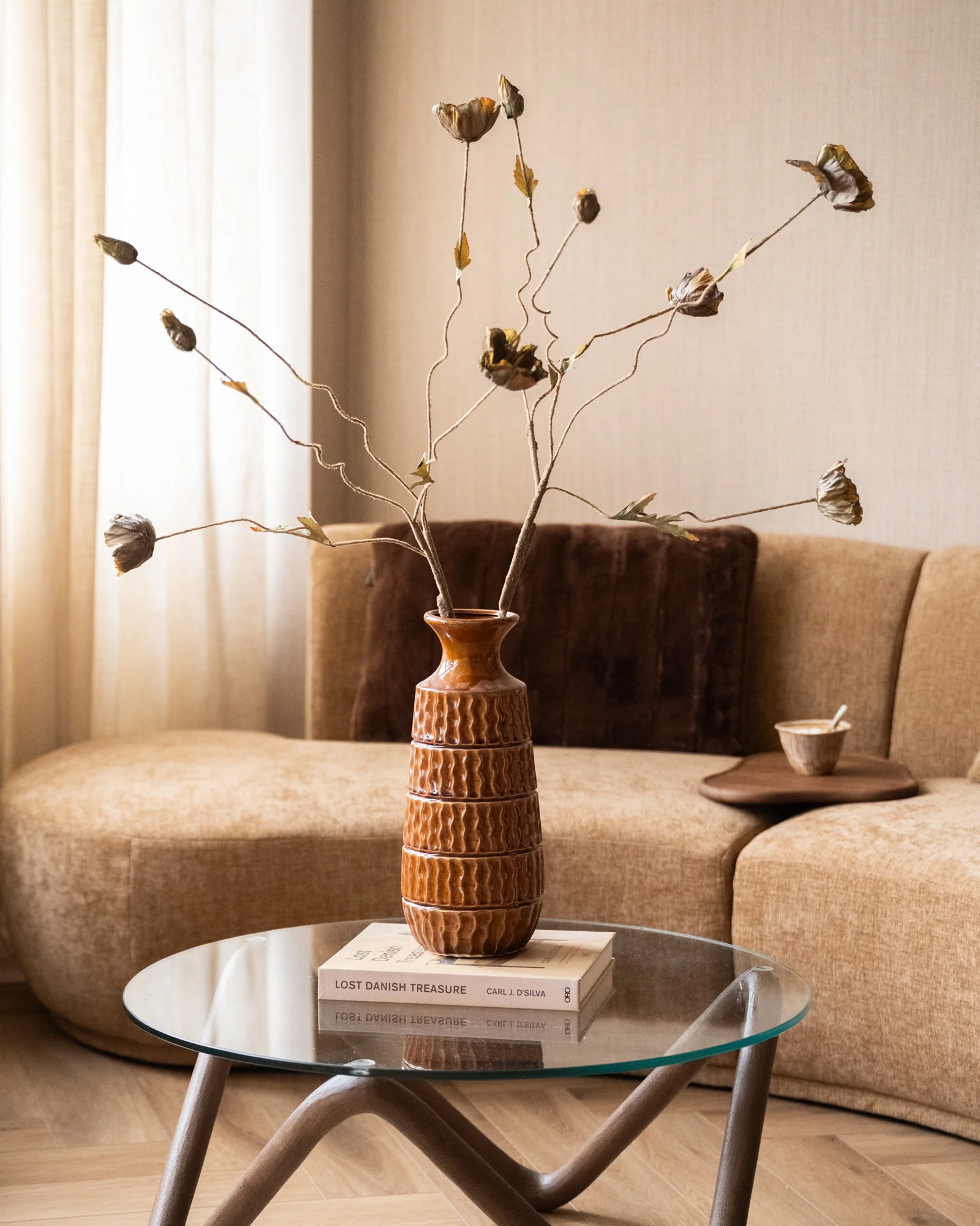 Bloomingville Kunstbloemen Poppy Stem Brown - Image 2