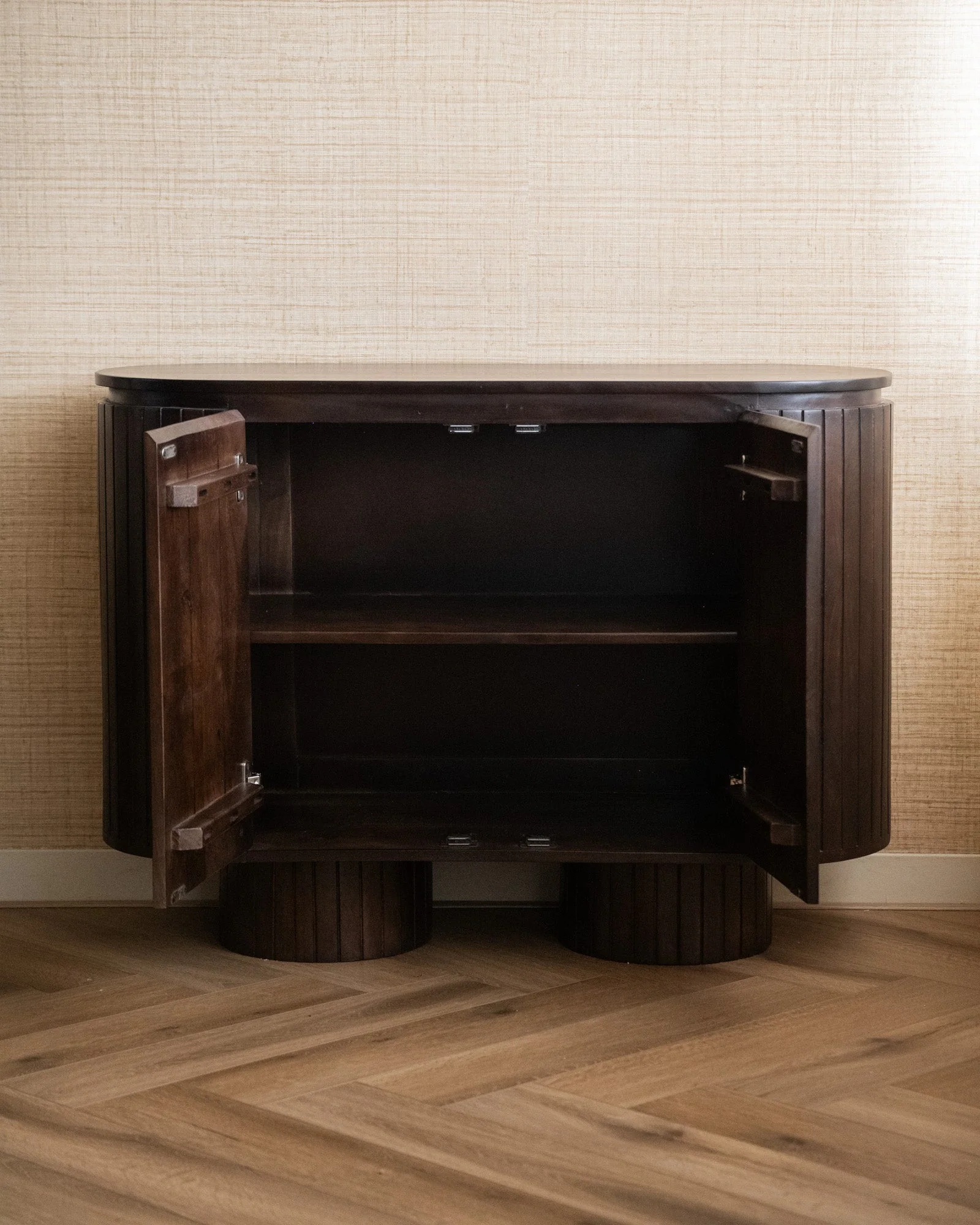 Dutchbone Cabinet Kenji Dark Brown - Image 4