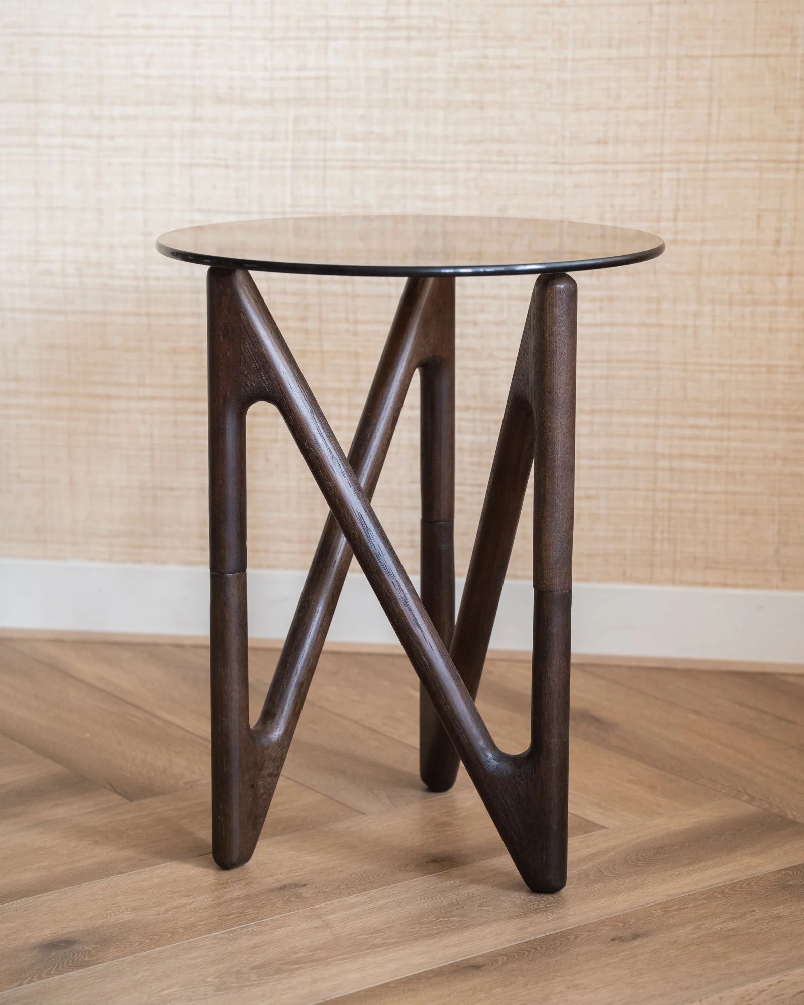Bijzettafel Walnut Glass - Image 4